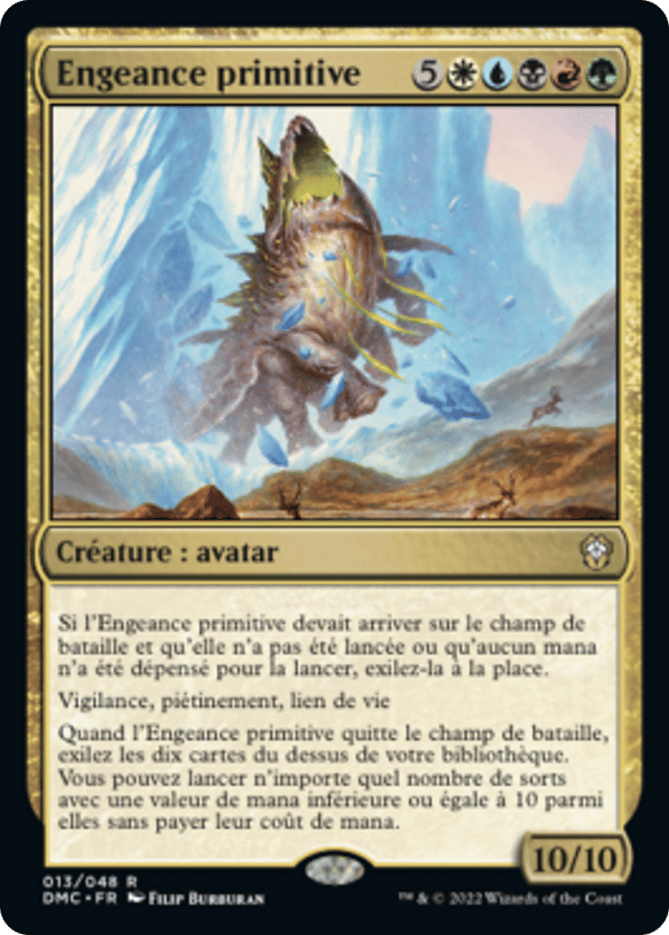 Engeance primitive — Dominaria United Commander — Magic: The Gathering