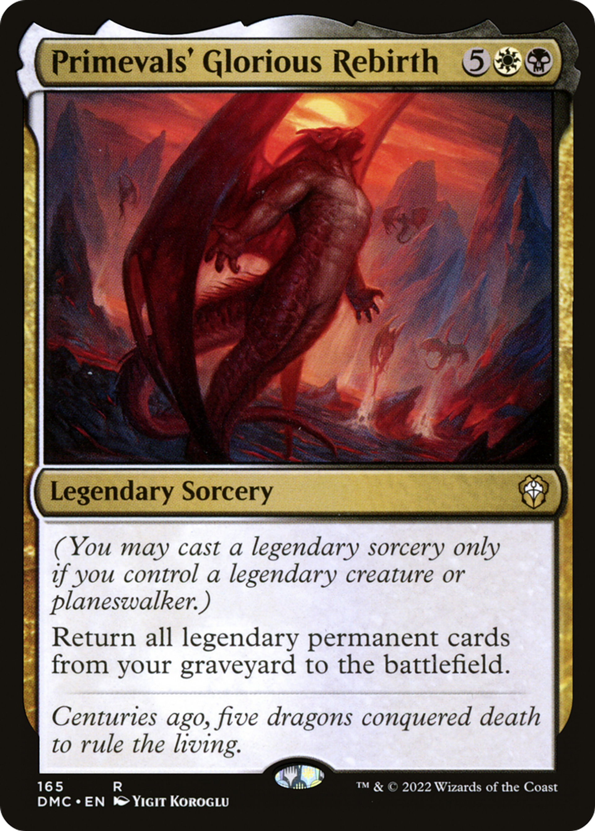 Primevals' Glorious Rebirth — Dominaria United Commander — Magic: The Gathering