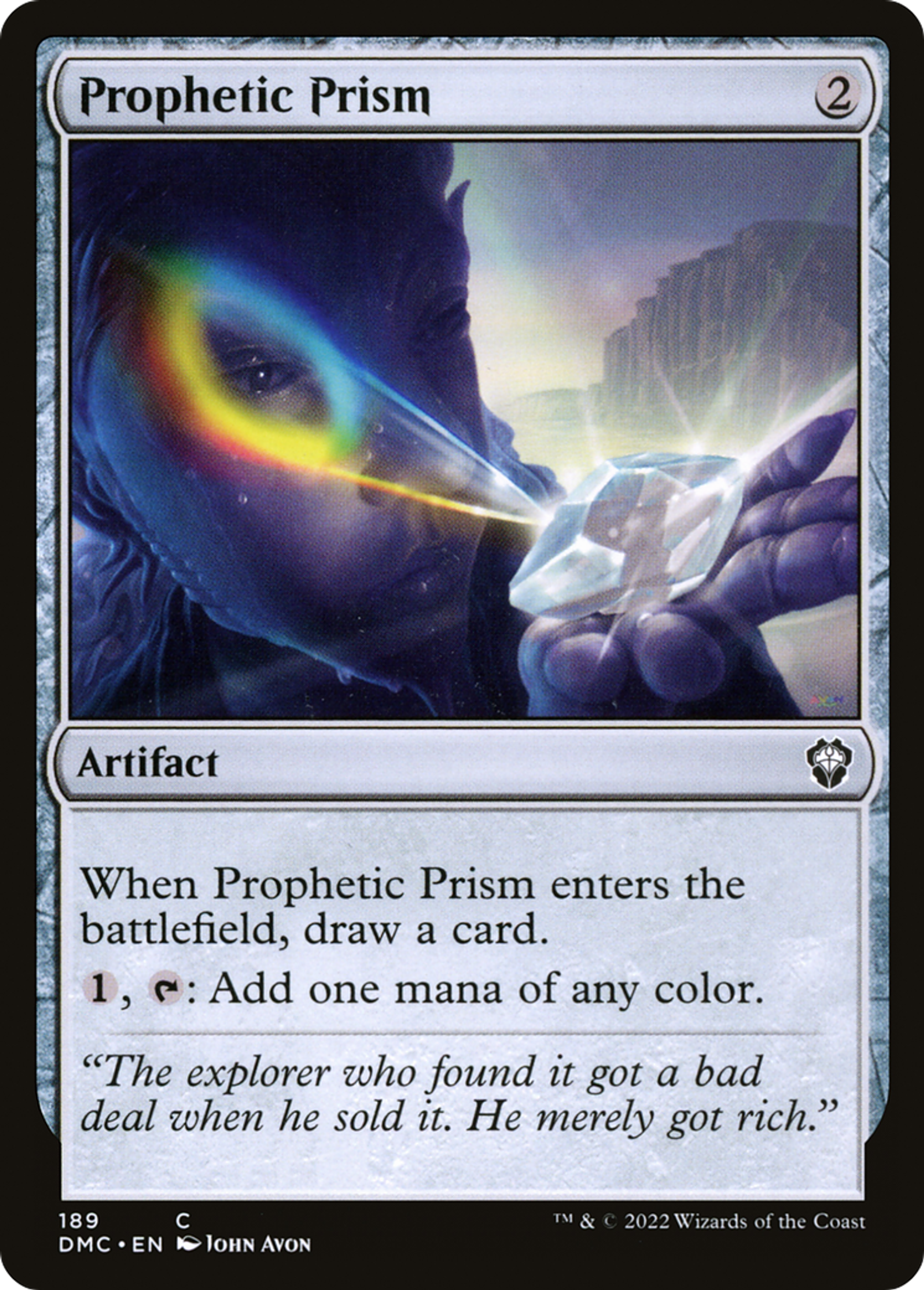 Prophetic Prism — Dominaria United Commander — Magic: The Gathering