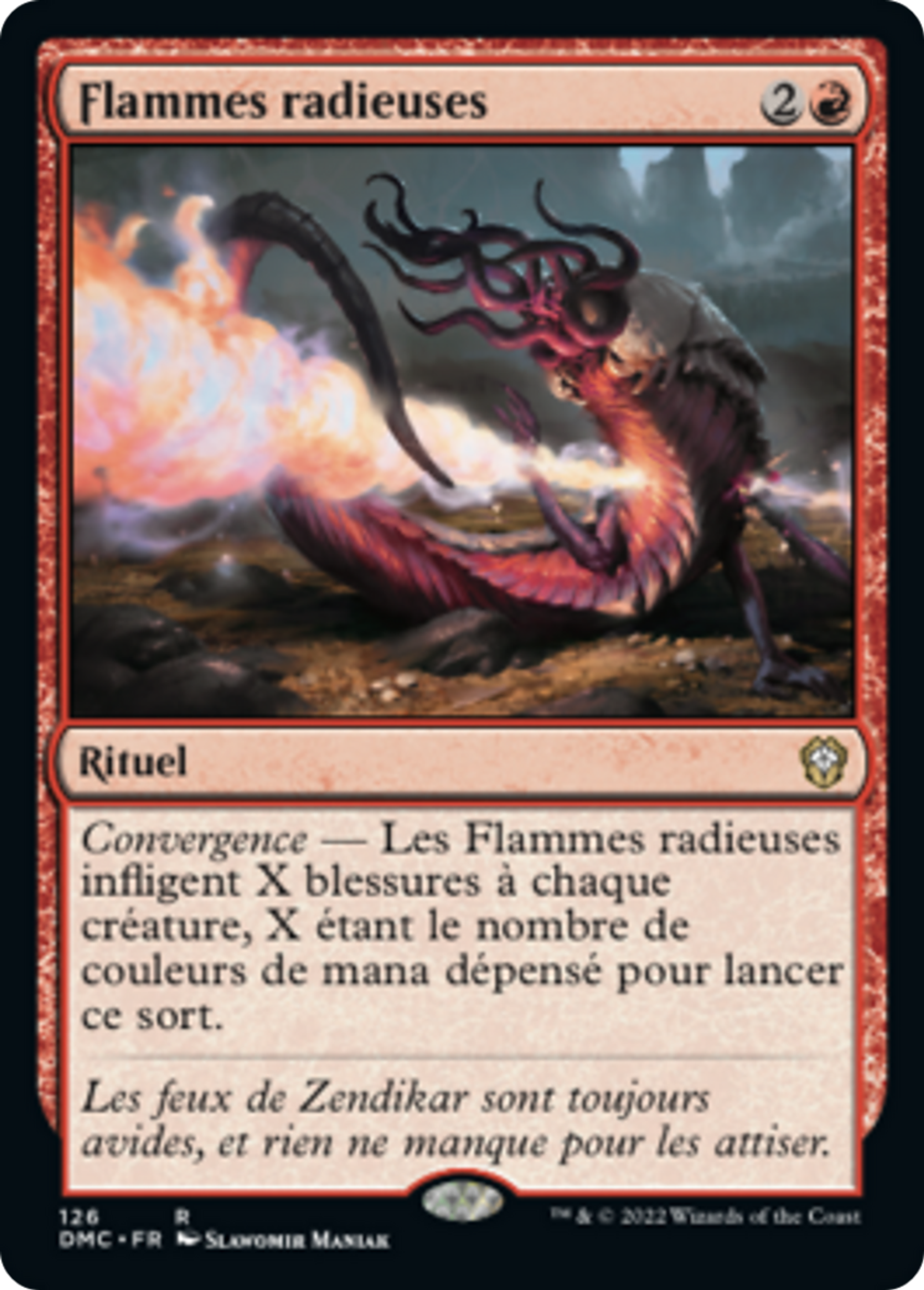 Flammes radieuses — Dominaria United Commander — Magic: The Gathering