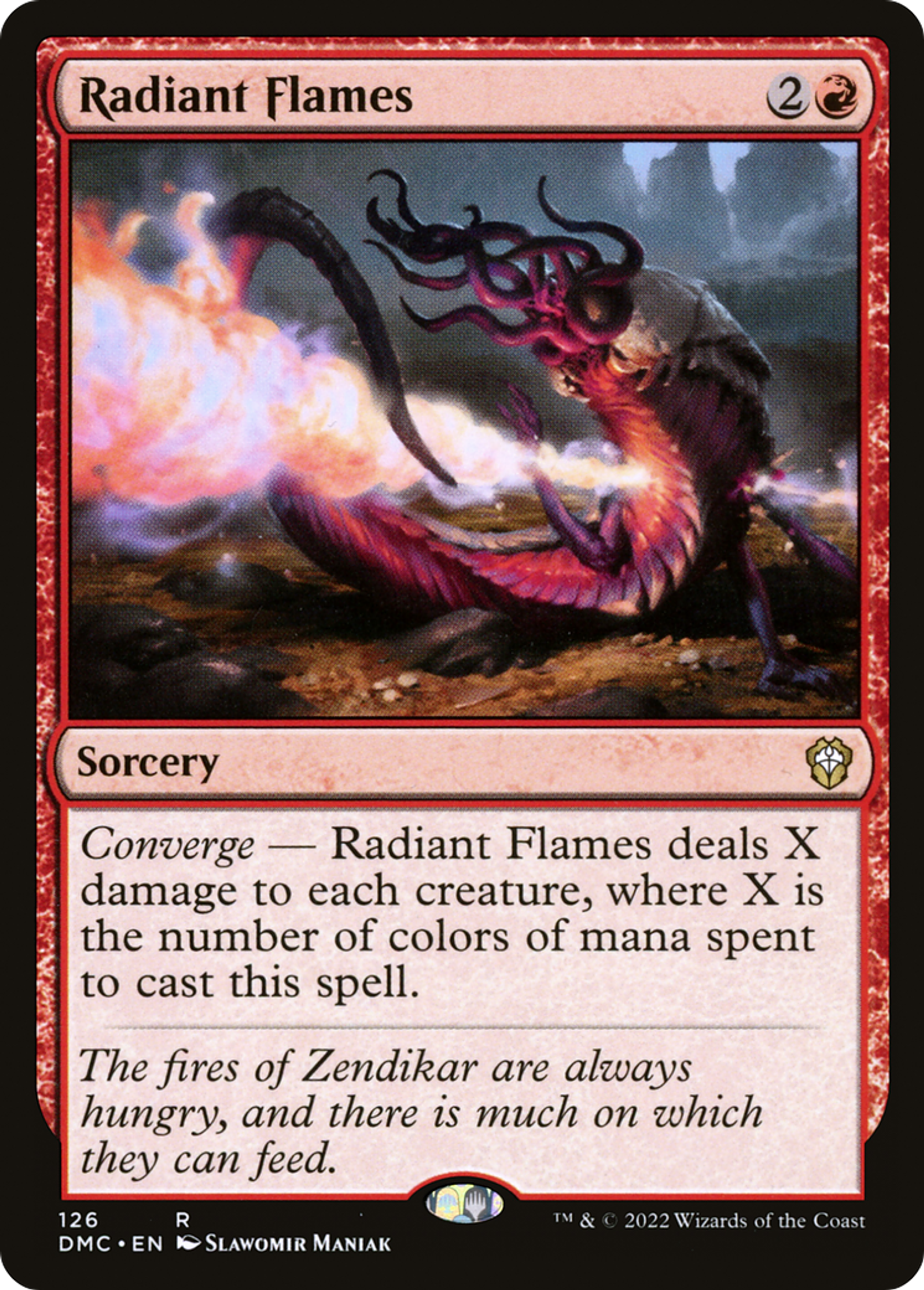 Radiant Flames — Dominaria United Commander — Magic: The Gathering