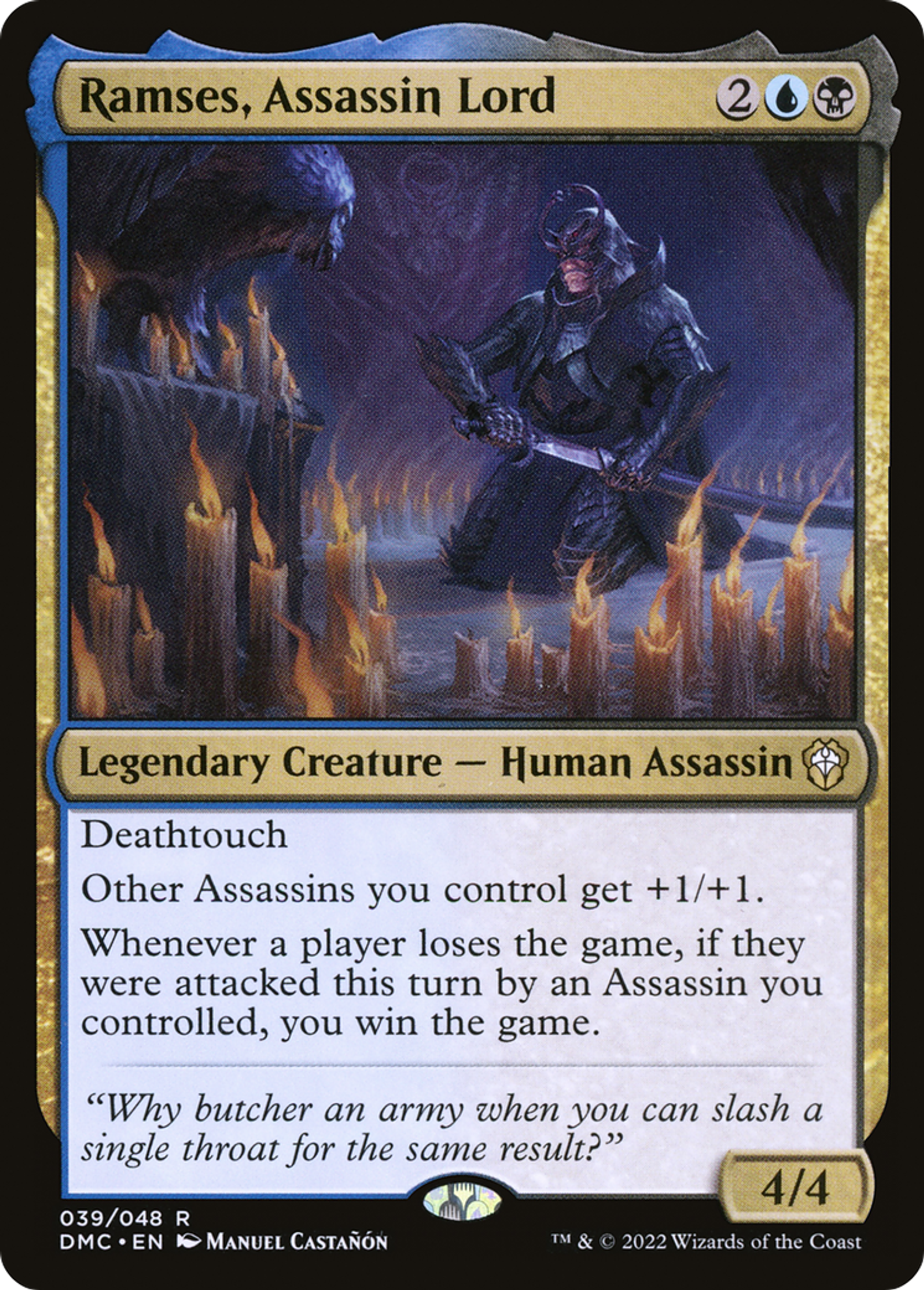 Ramses, Assassin Lord — Dominaria United Commander — Magic: The Gathering