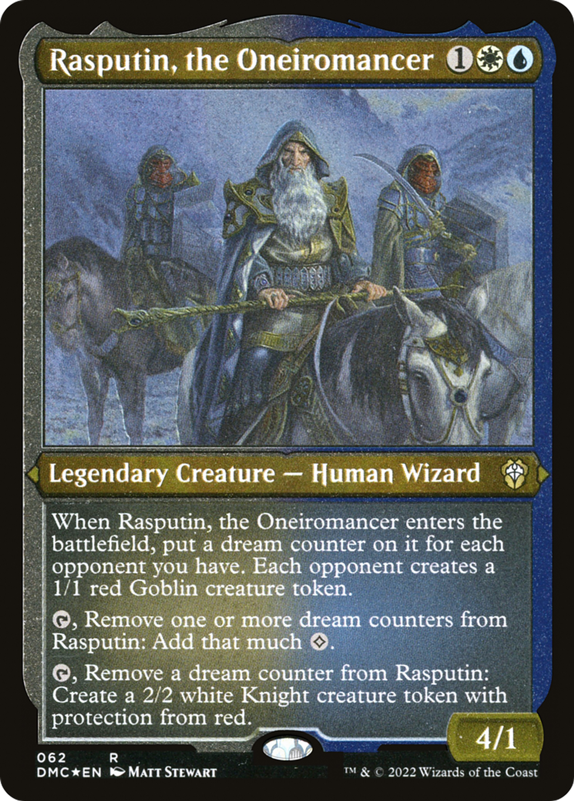Rasputin, the Oneiromancer — Dominaria United Commander — Magic: The Gathering