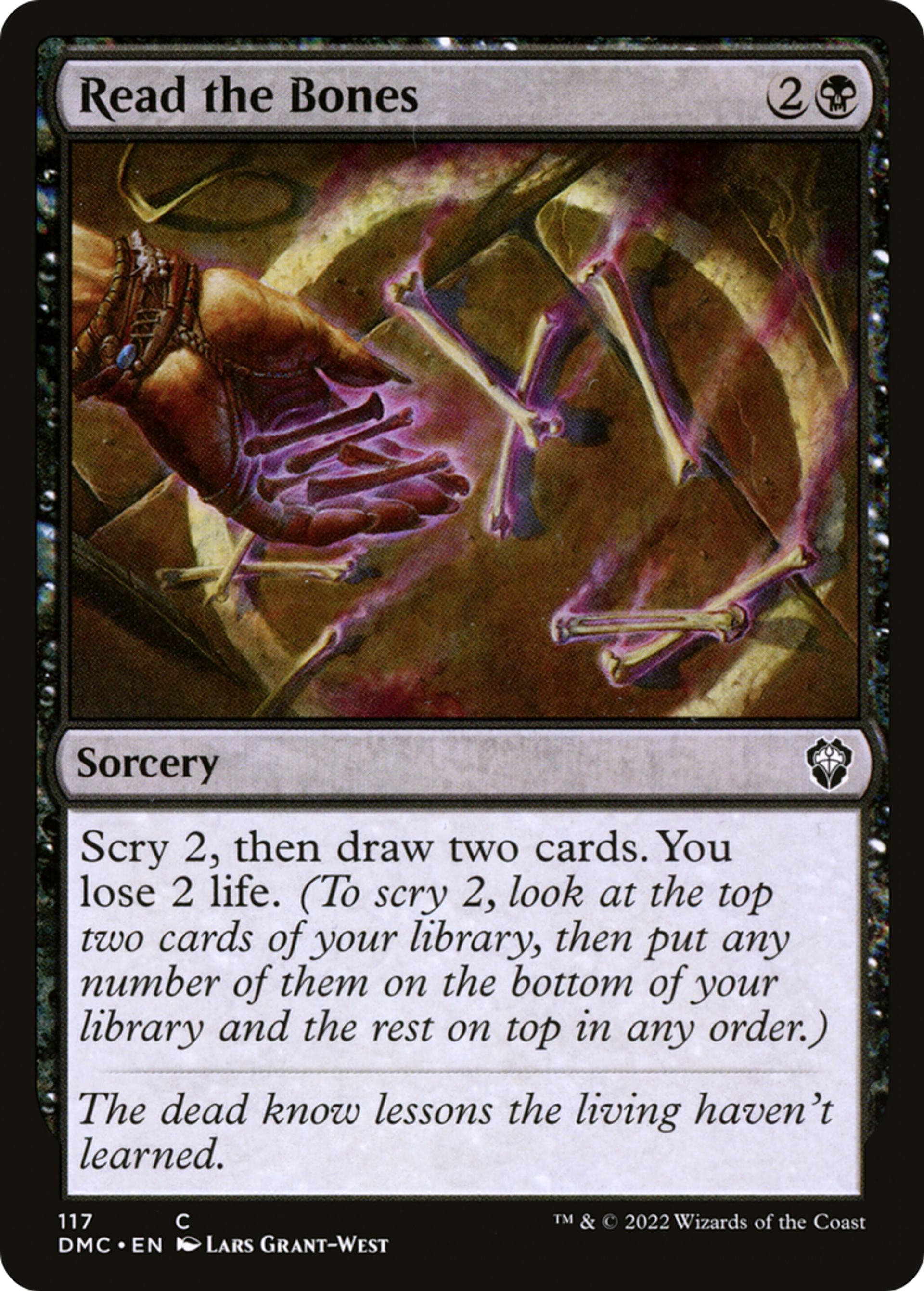 Read the Bones — Dominaria United Commander — Magic: The Gathering