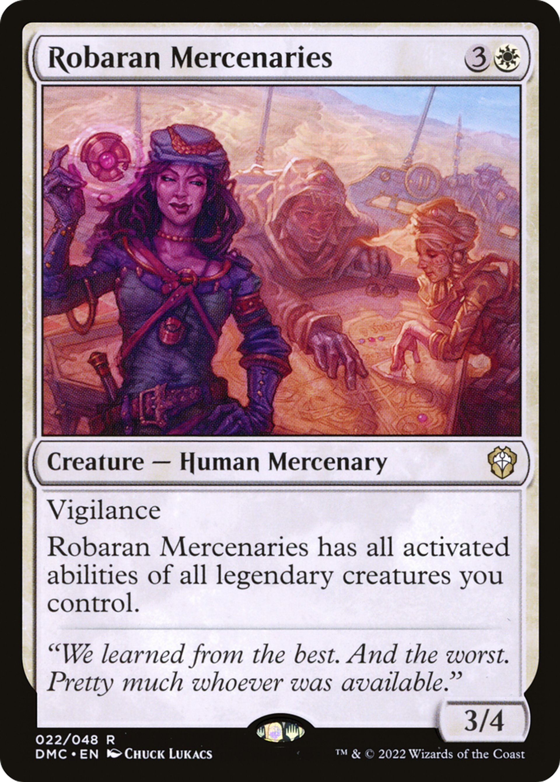 Robaran Mercenaries — Dominaria United Commander — Magic: The Gathering
