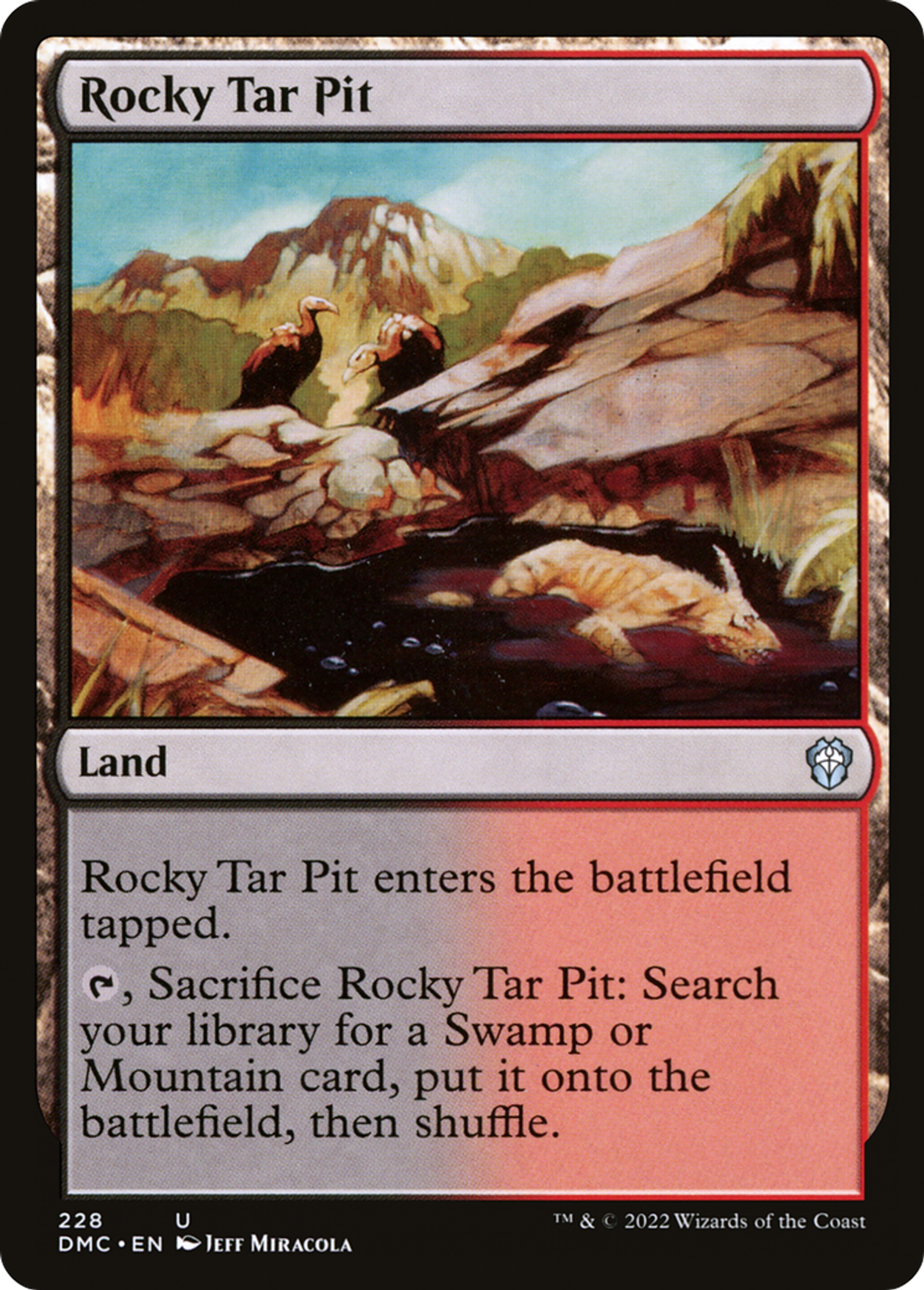 Rocky Tar Pit — Dominaria United Commander — Magic: The Gathering