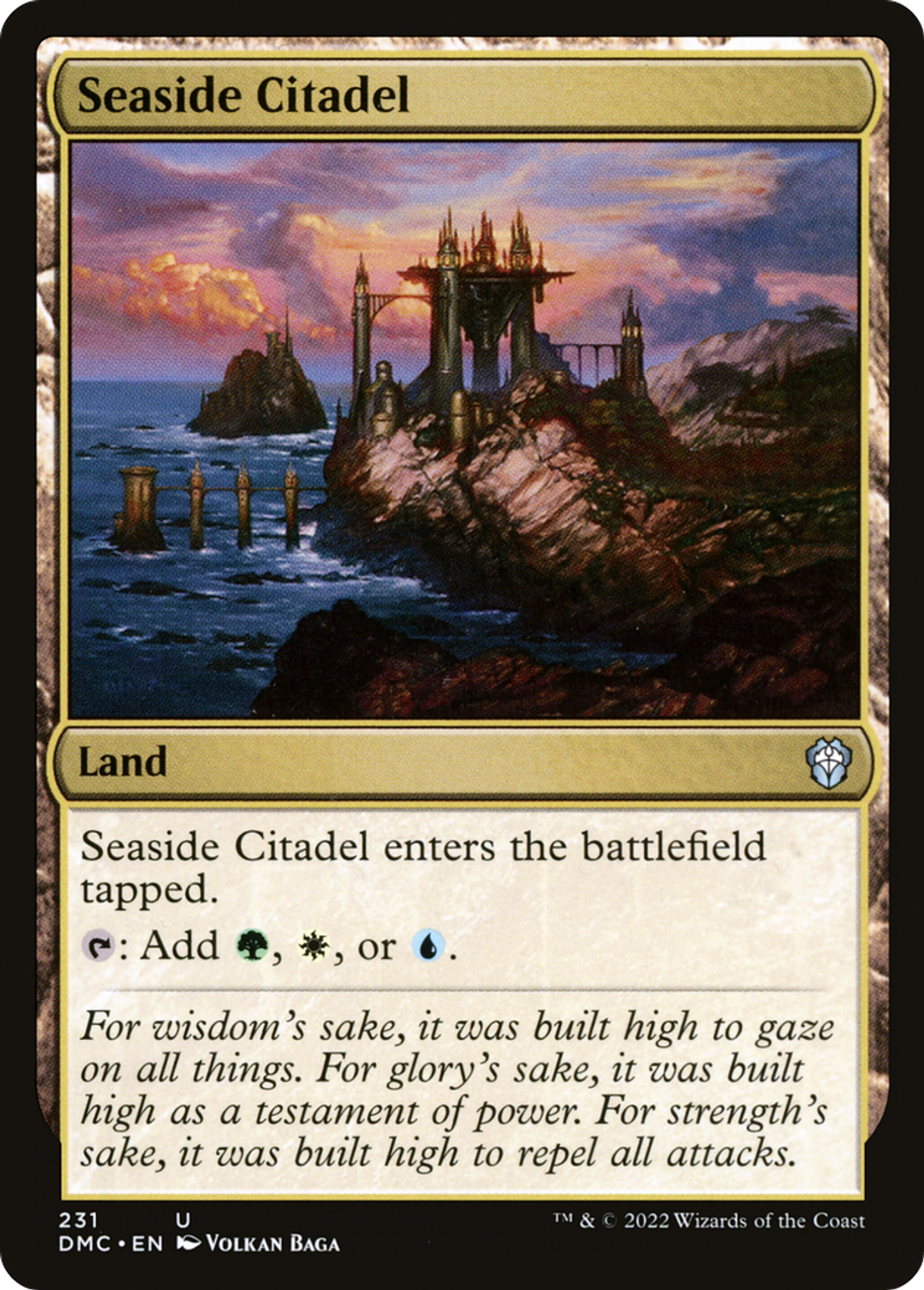Seaside Citadel — Dominaria United Commander — Magic: The Gathering