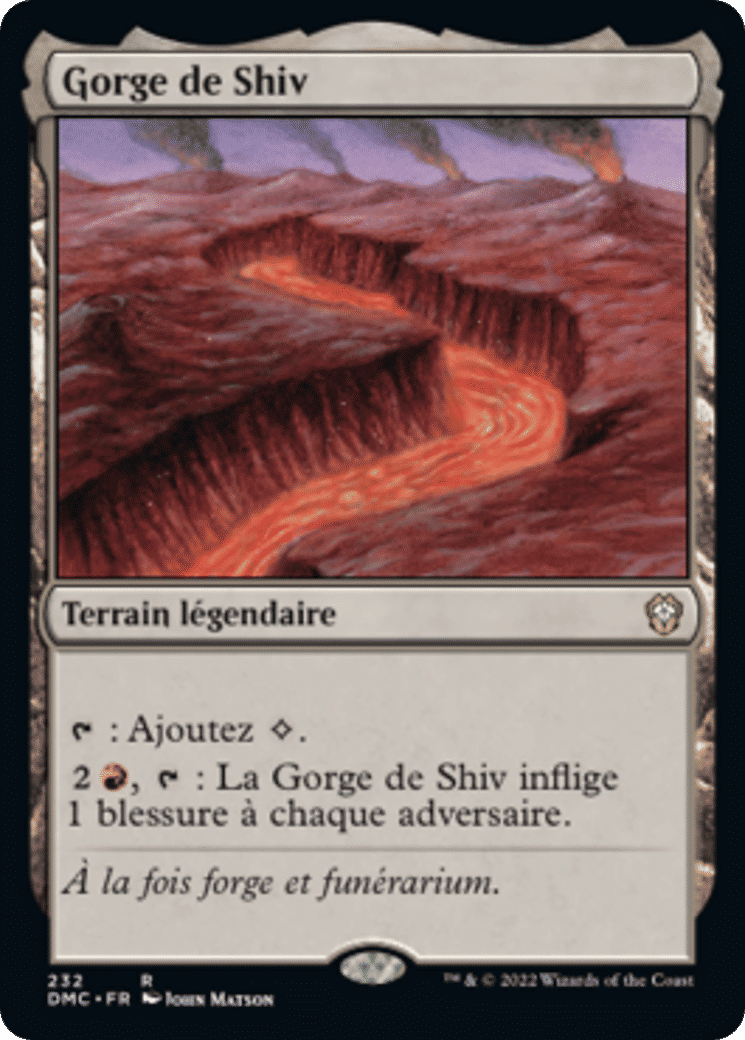 Gorge de Shiv — Dominaria United Commander — Magic: The Gathering