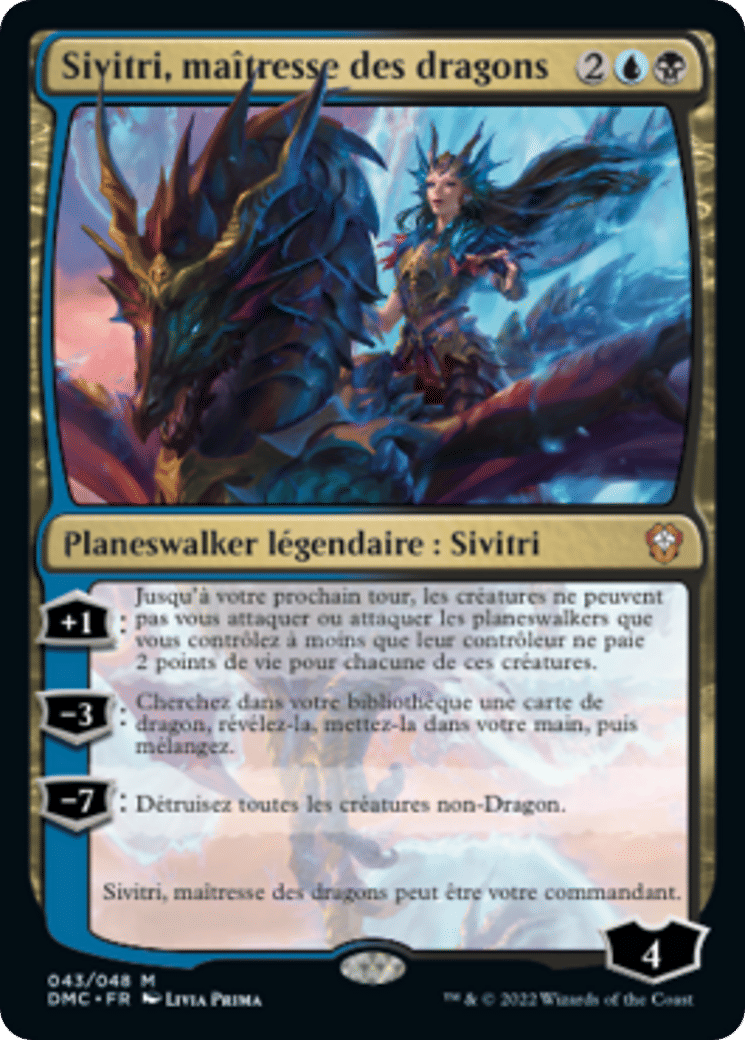 Sivitri, maîtresse des dragons — Dominaria United Commander — Magic: The Gathering
