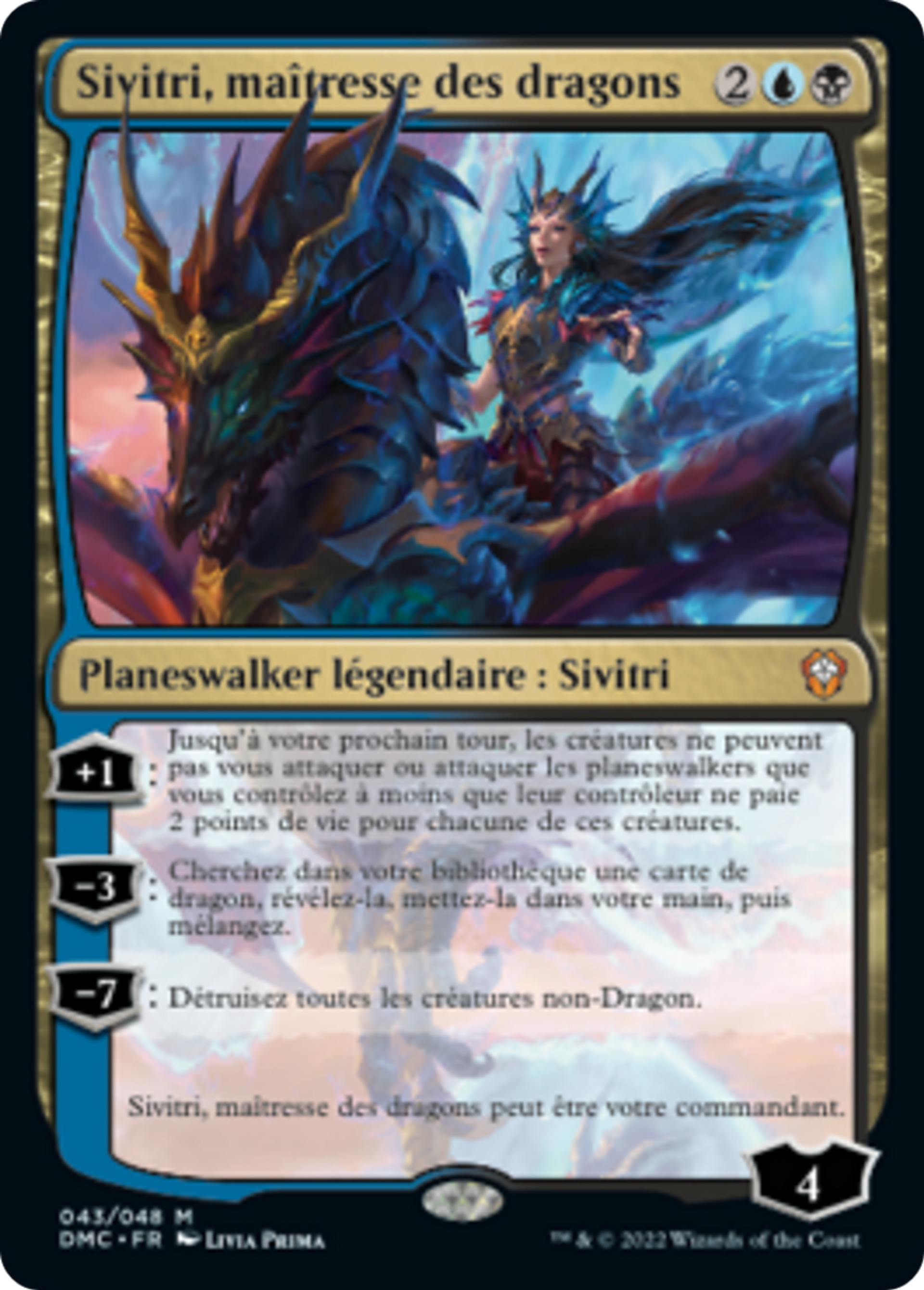 Sivitri, maîtresse des dragons — Dominaria United Commander — Magic: The Gathering
