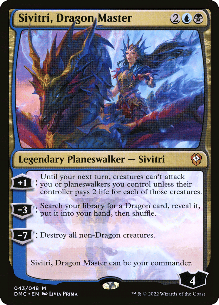 Sivitri, Dragon Master — Dominaria United Commander — Magic: The Gathering