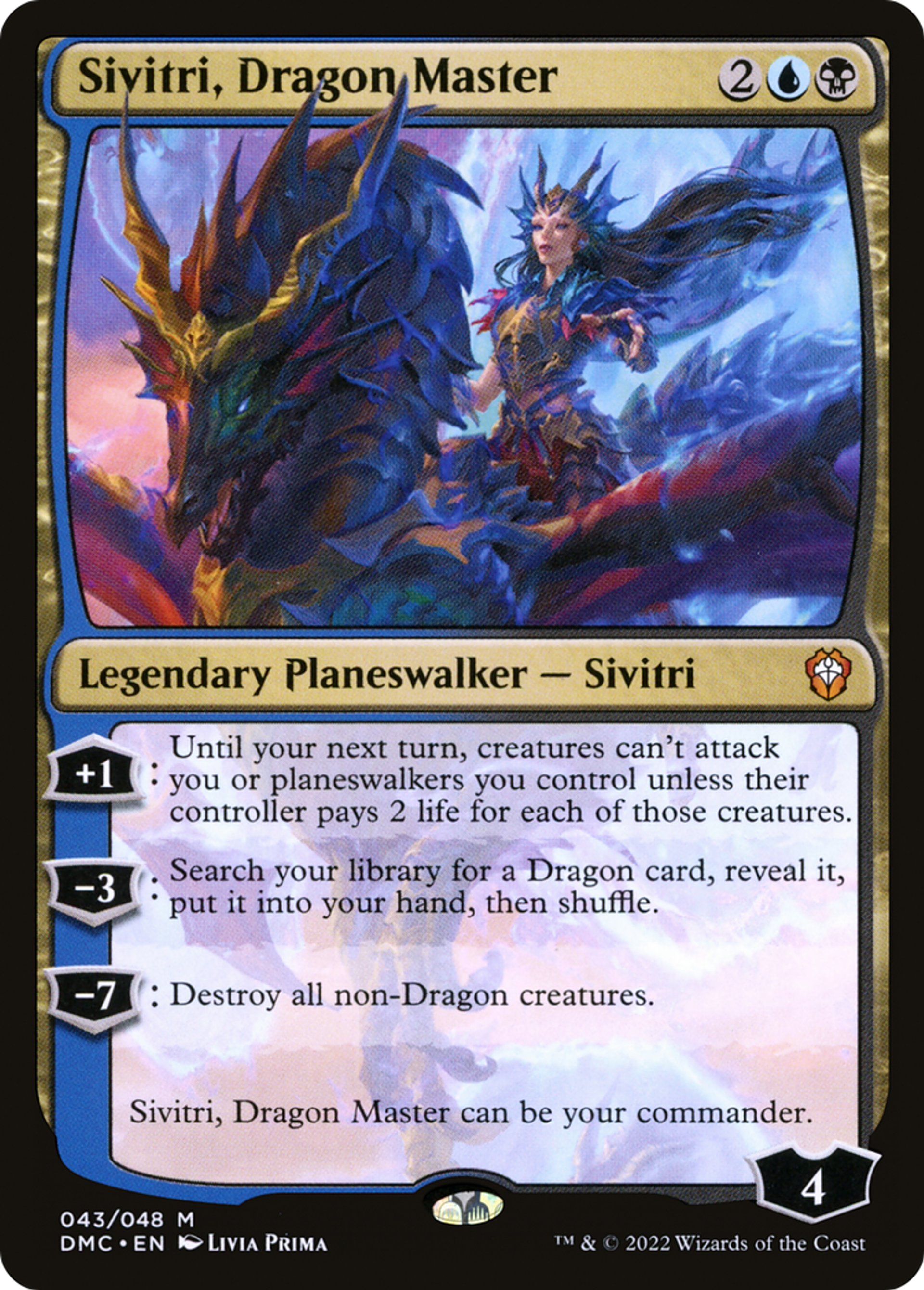 Sivitri, Dragon Master — Dominaria United Commander — Magic: The Gathering