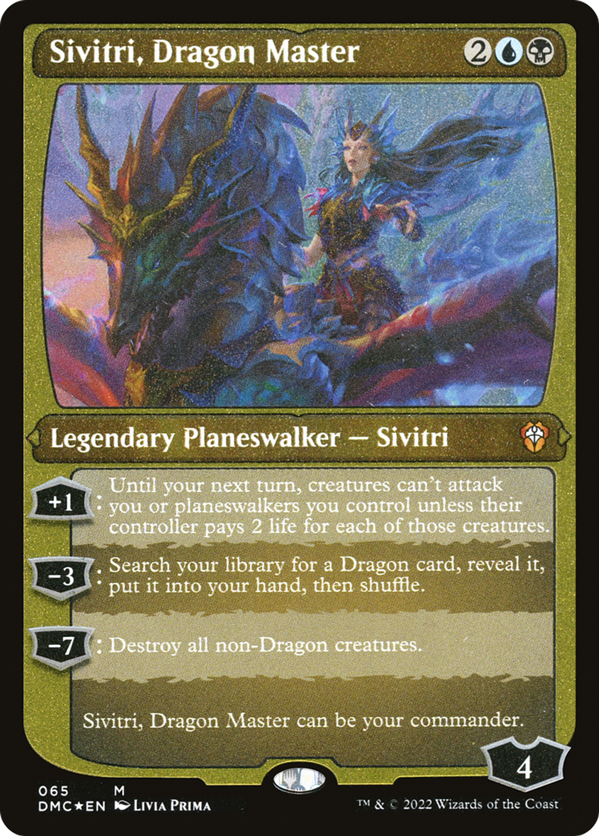 Sivitri, Dragon Master — Dominaria United Commander — Magic: The Gathering