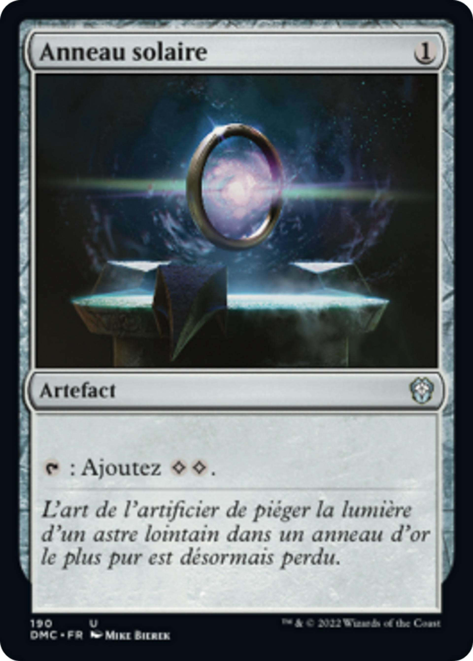 Anneau solaire — Dominaria United Commander — Magic: The Gathering