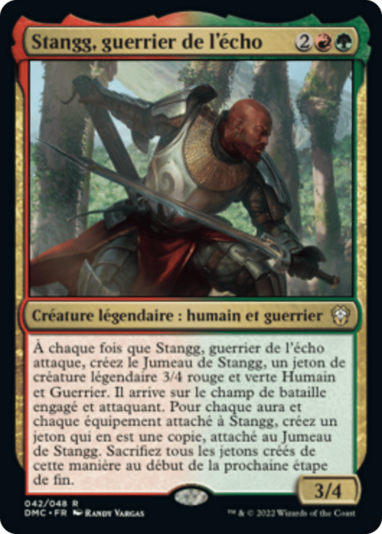 Stangg, guerrier de l'écho — Dominaria United Commander — Magic: The Gathering