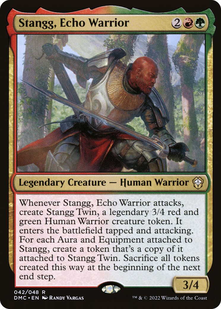 Stangg, Echo Warrior — Dominaria United Commander — Magic: The Gathering