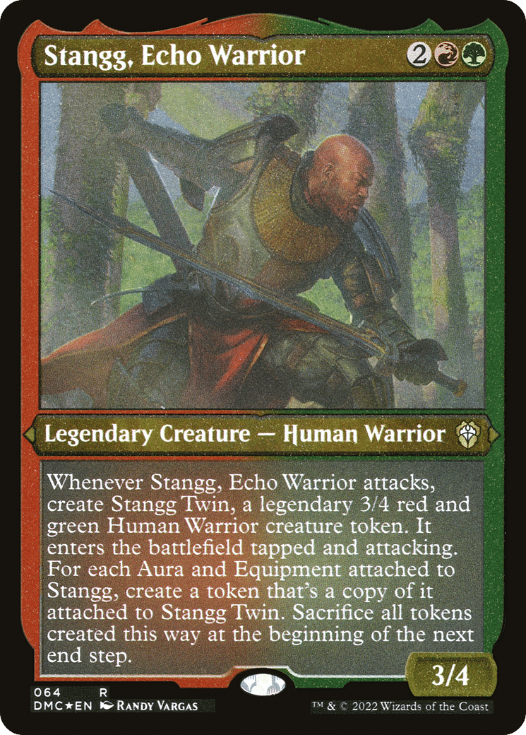 Stangg, Echo Warrior — Dominaria United Commander — Magic: The Gathering
