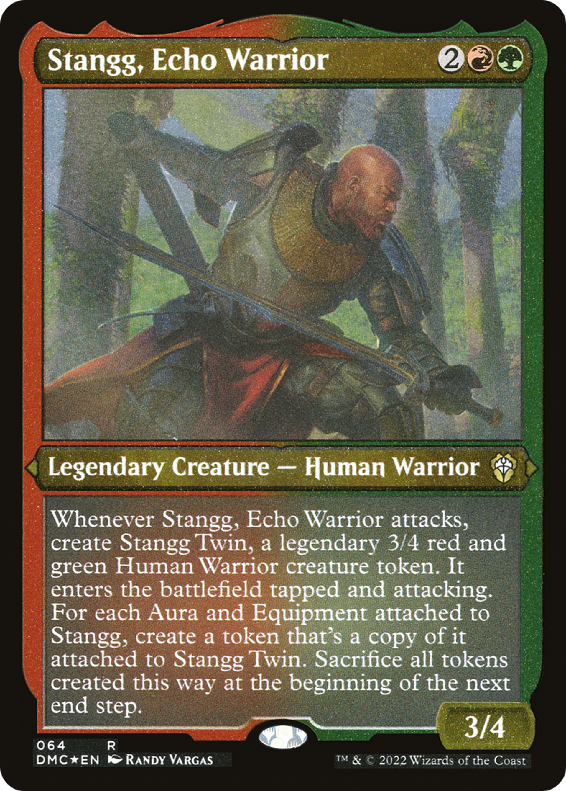 Stangg, Echo Warrior — Dominaria United Commander — Magic: The Gathering