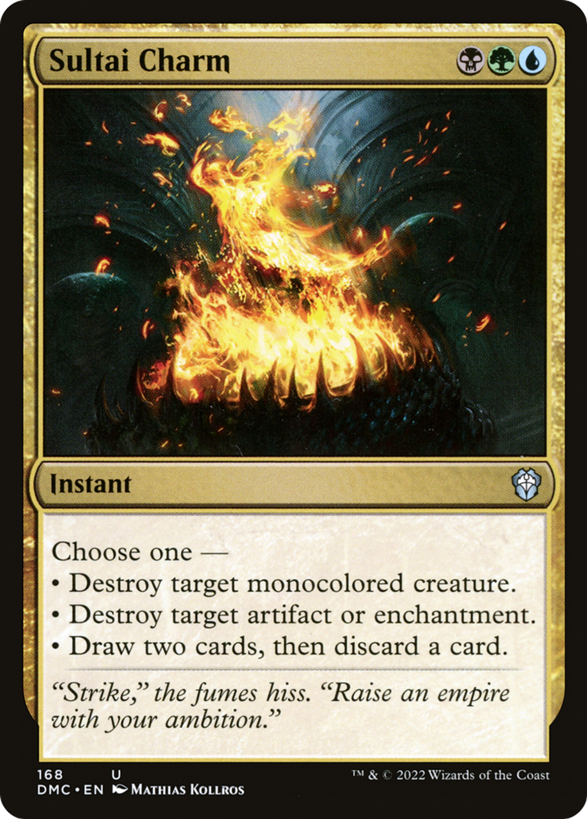 Sultai Charm — Dominaria United Commander — Magic: The Gathering