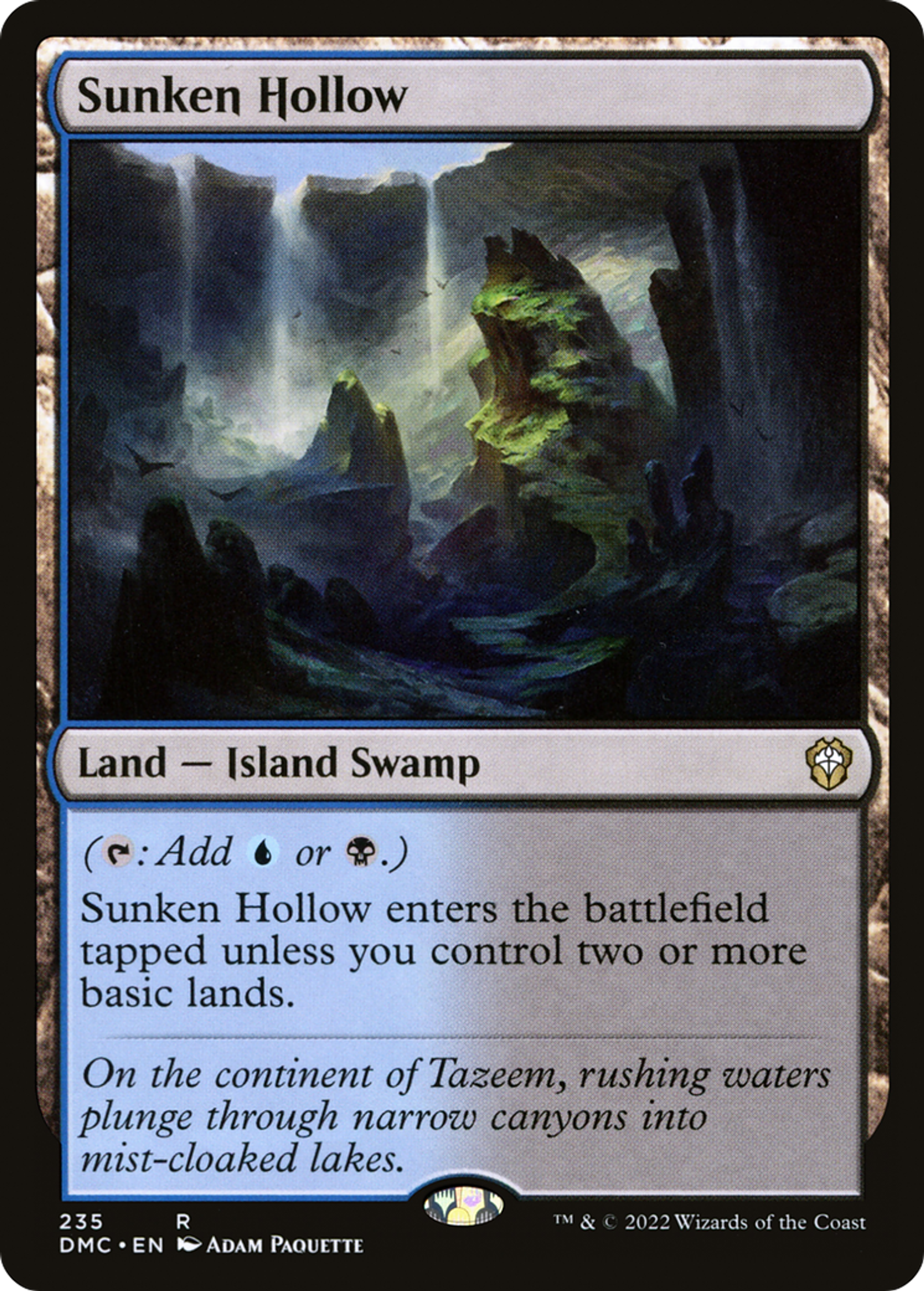 Sunken Hollow — Dominaria United Commander — Magic: The Gathering