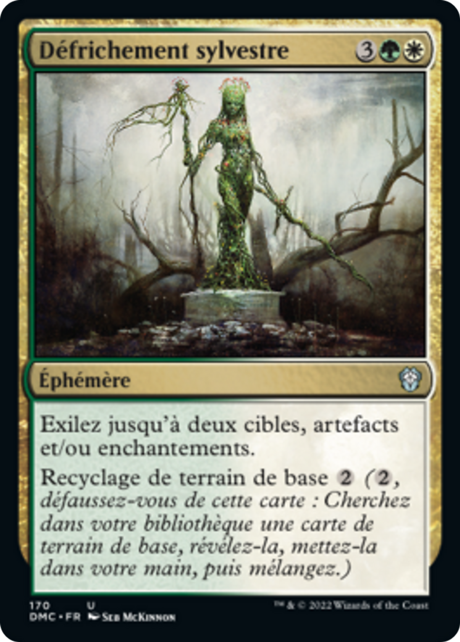Défrichement sylvestre — Dominaria United Commander — Magic: The Gathering