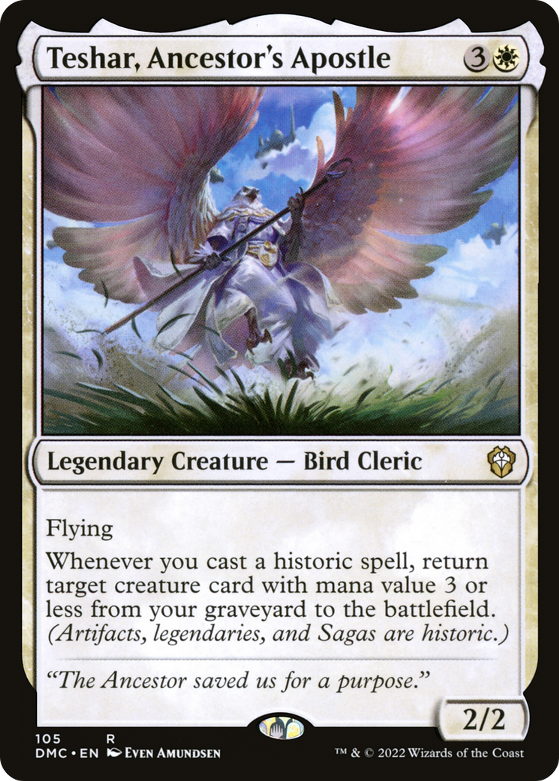 Teshar, Ancestor's Apostle — Dominaria United Commander — Magic: The Gathering
