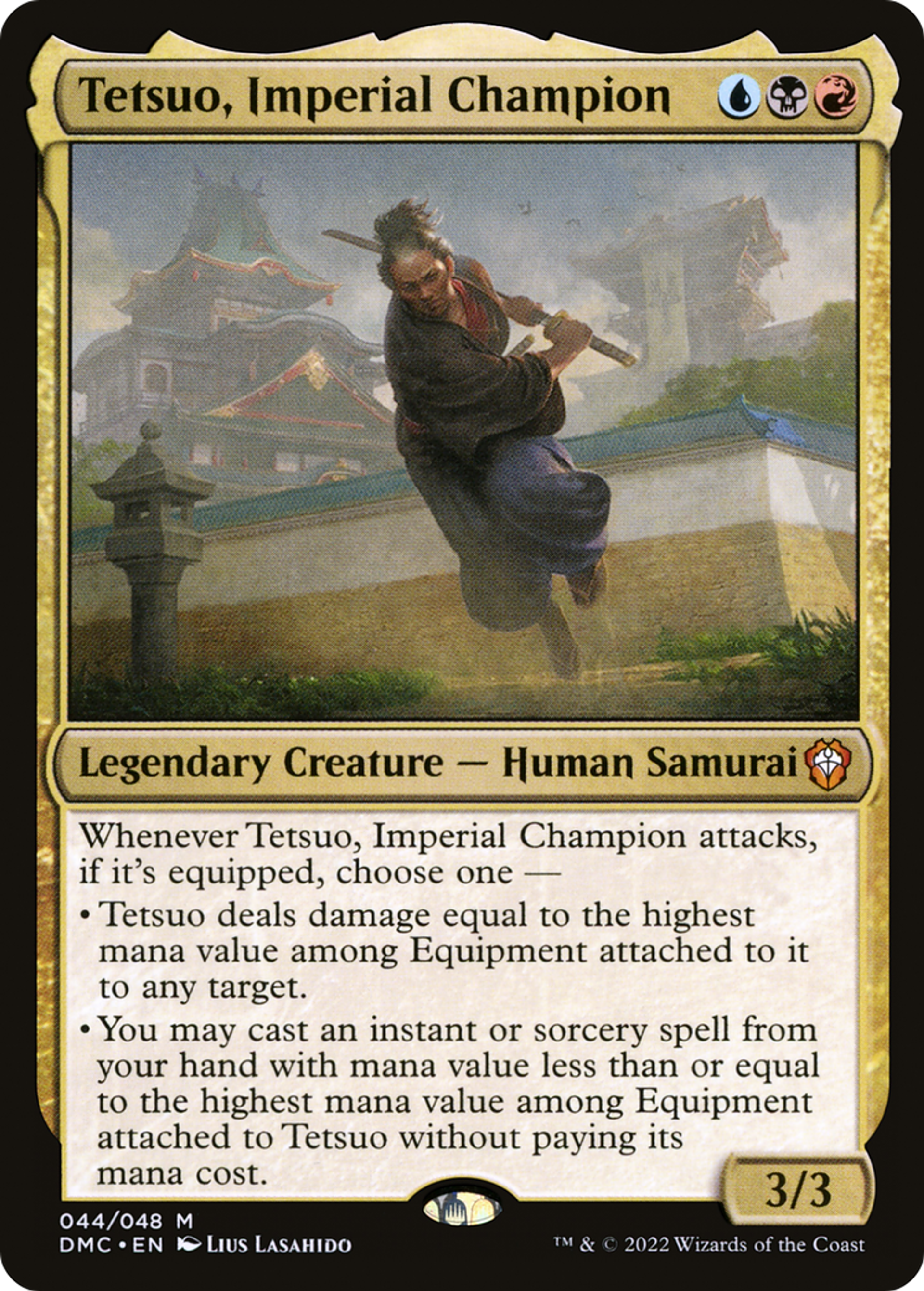 Tetsuo, Imperial Champion — Dominaria United Commander — Magic: The Gathering