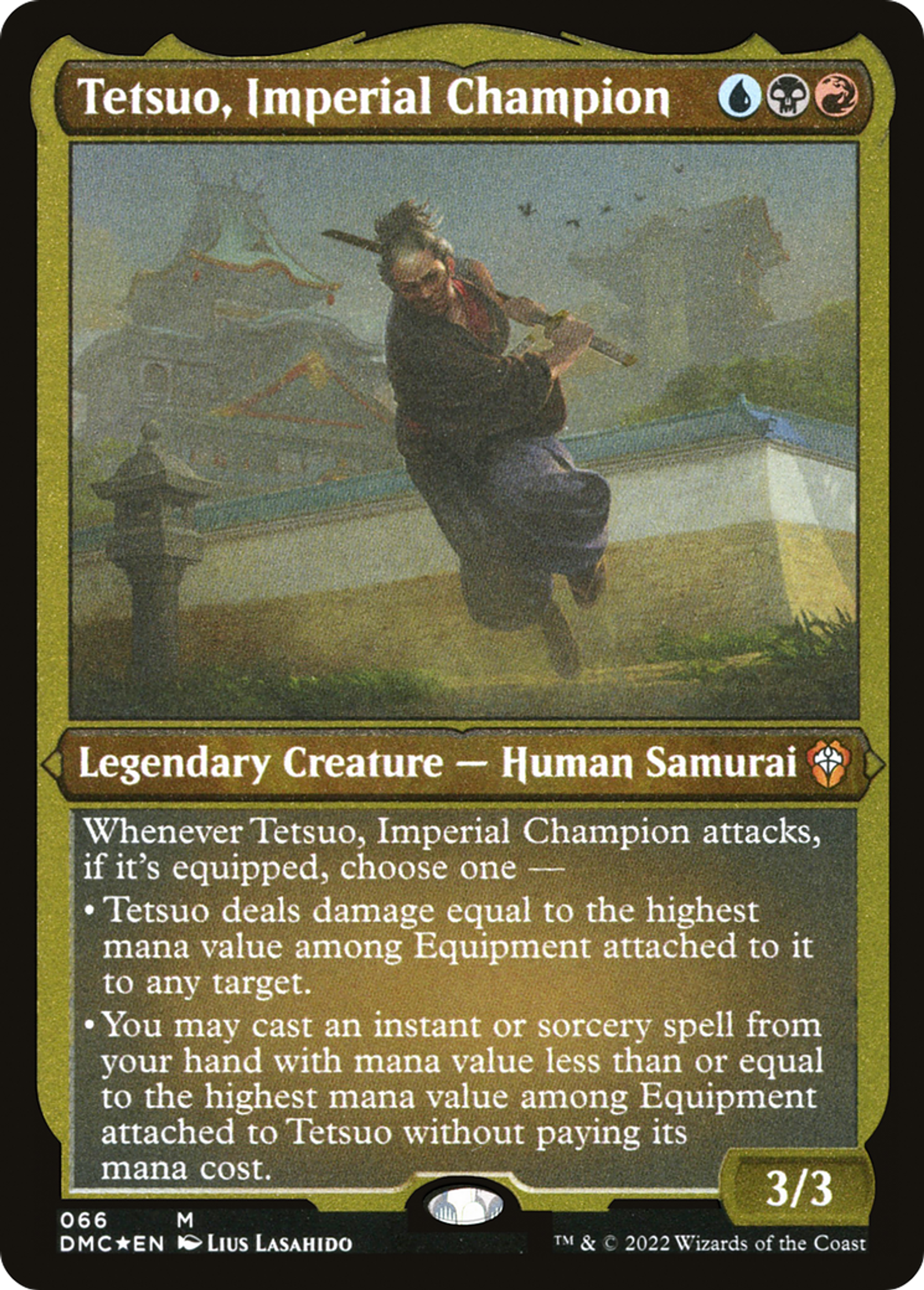 Tetsuo, Imperial Champion — Dominaria United Commander — Magic: The Gathering