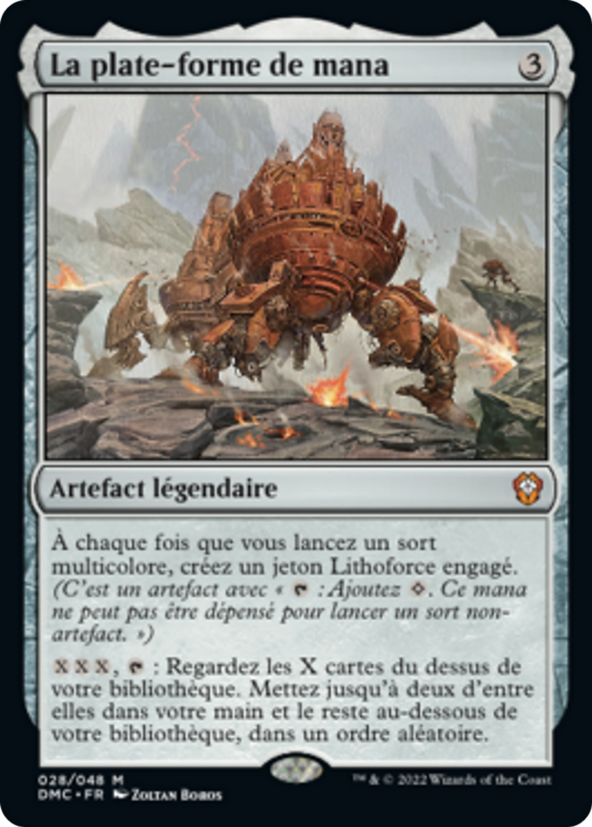 La plate-forme de mana — Dominaria United Commander — Magic: The Gathering