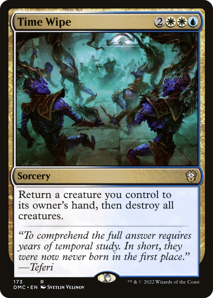 Time Wipe — Dominaria United Commander — Magic: The Gathering