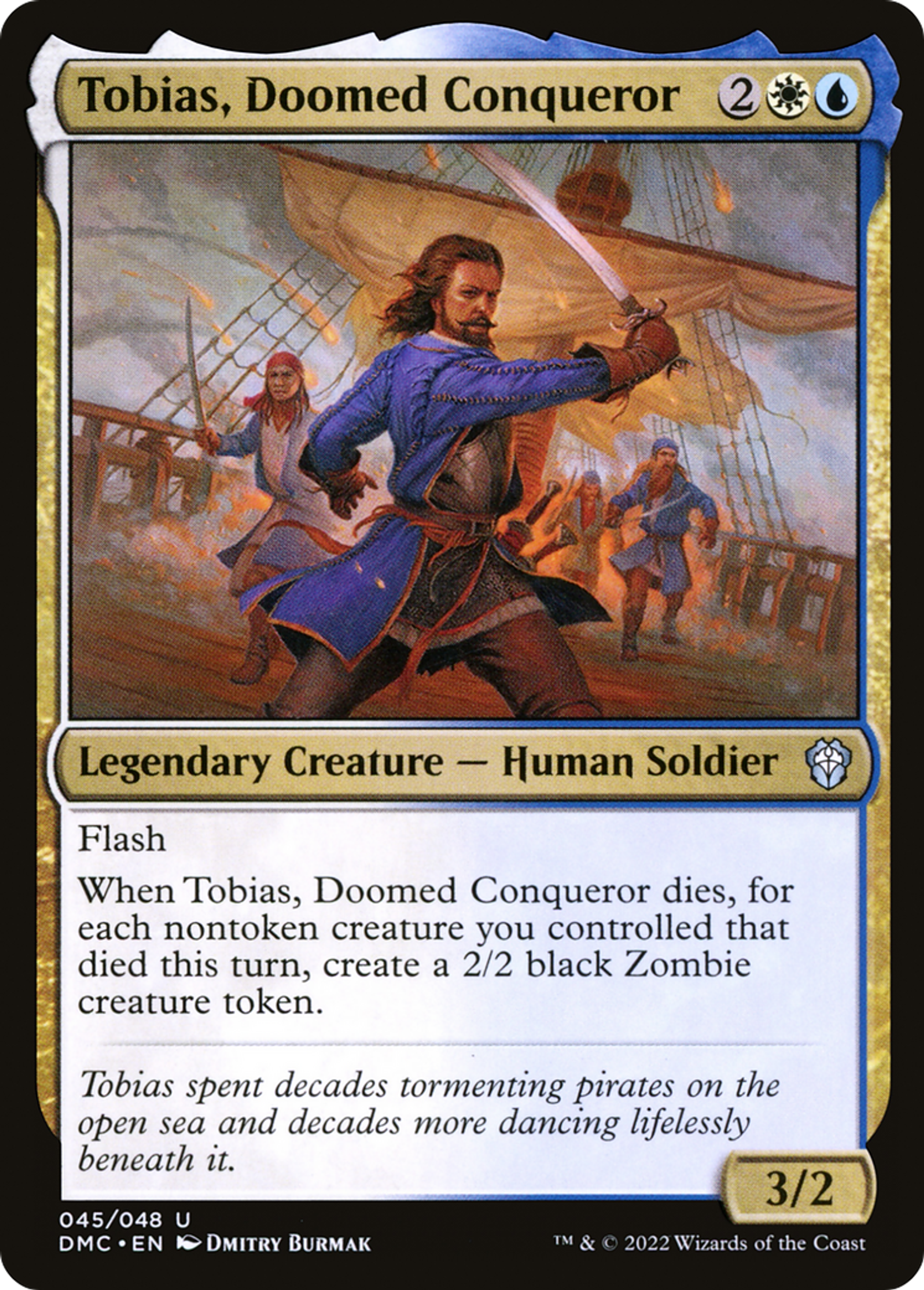 Tobias, Doomed Conqueror — Dominaria United Commander — Magic: The Gathering