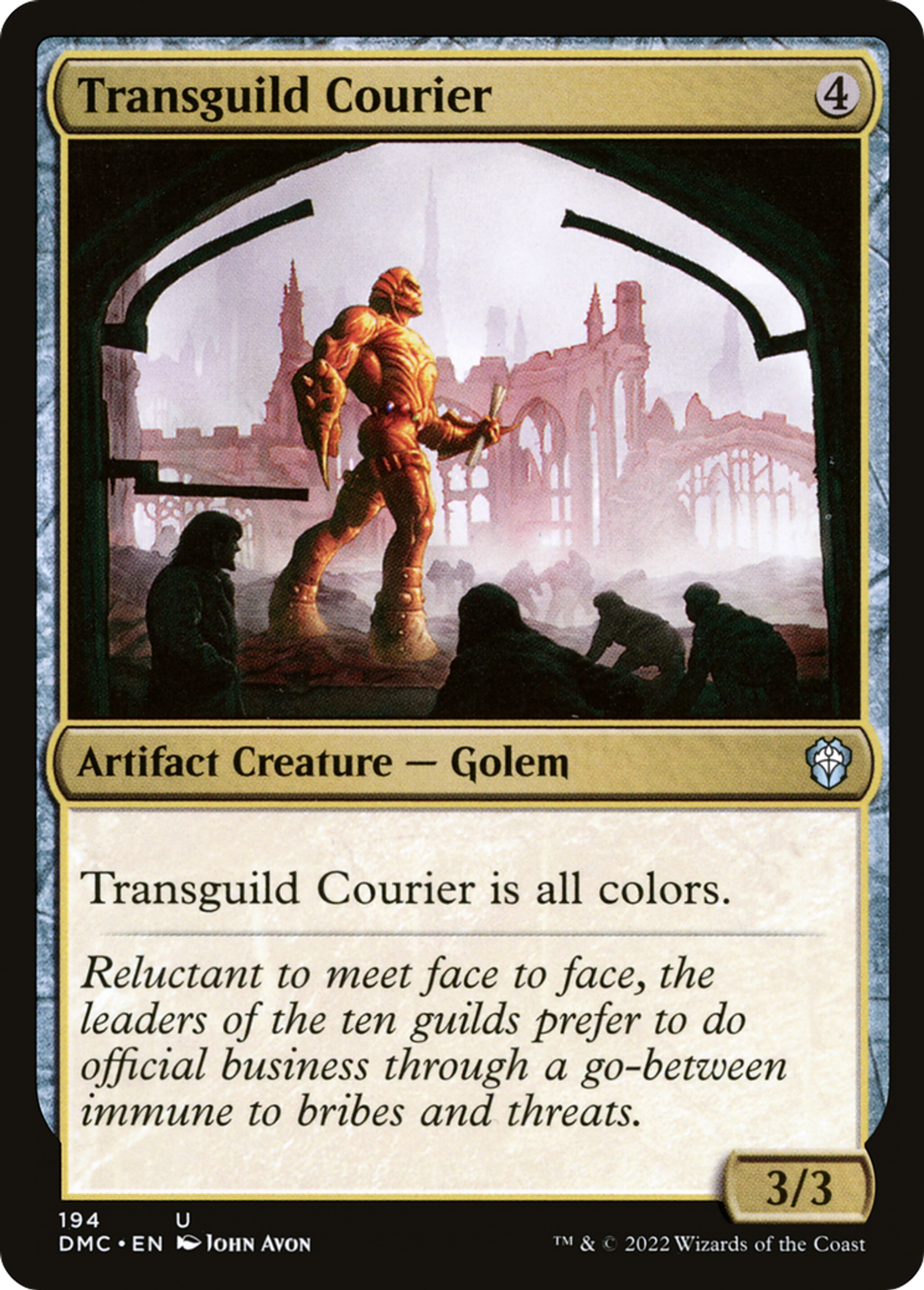 Transguild Courier — Dominaria United Commander — Magic: The Gathering