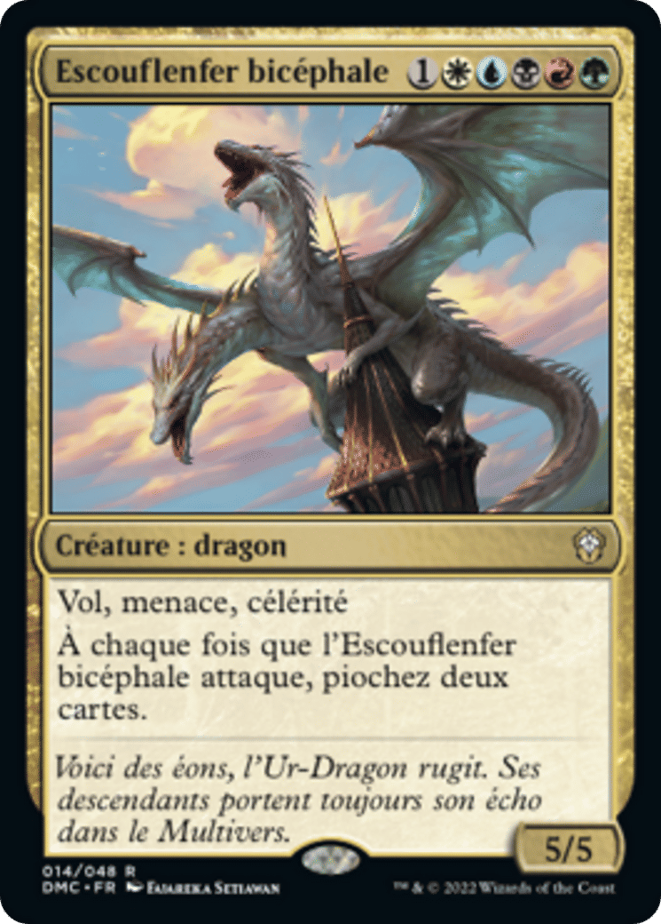 Escouflenfer bicéphale — Dominaria United Commander — Magic: The Gathering