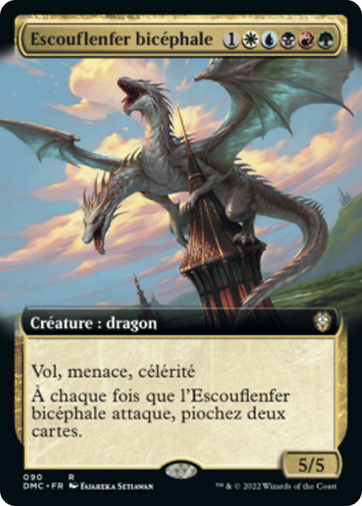 Escouflenfer bicéphale — Dominaria United Commander — Magic: The Gathering