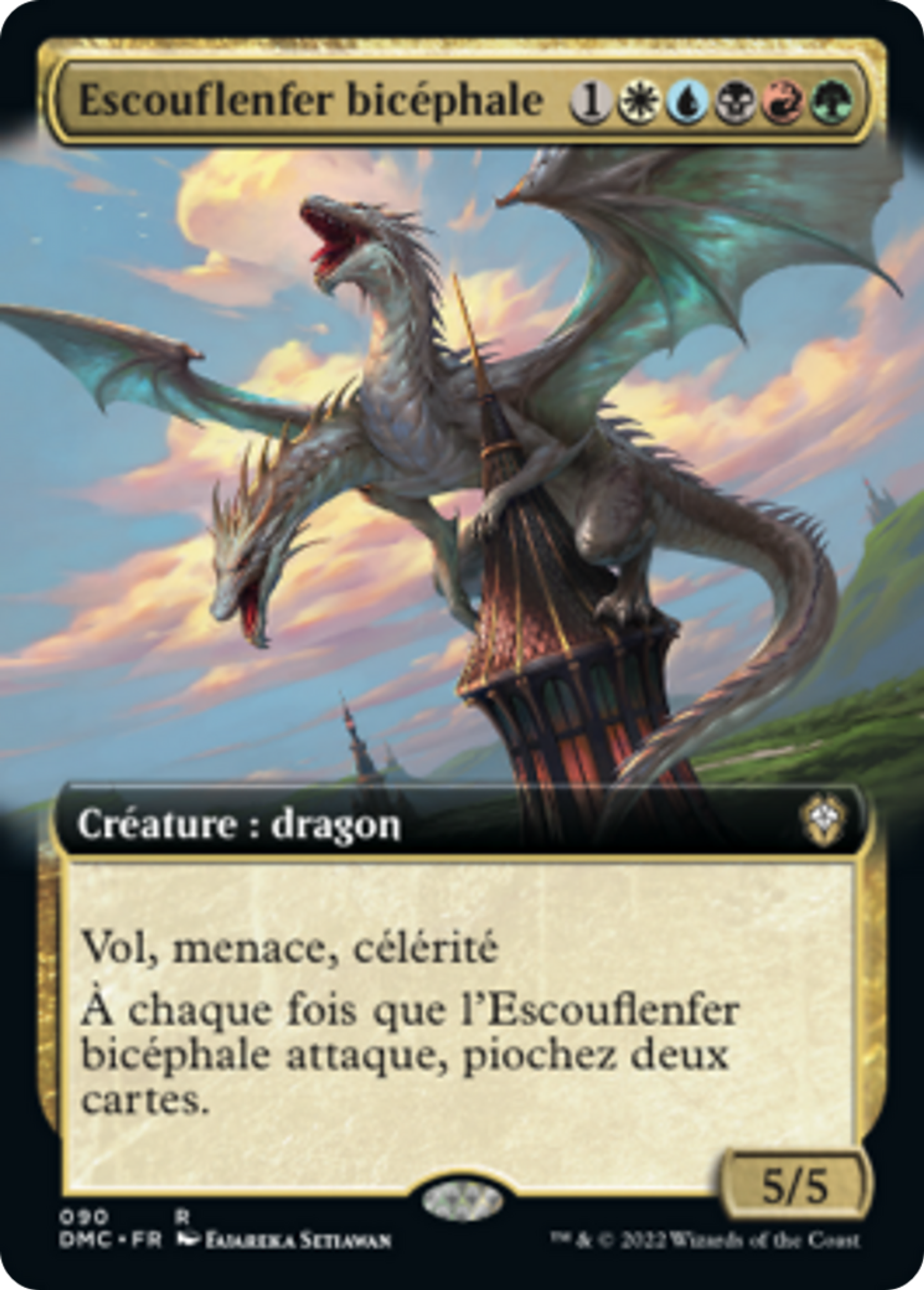 Escouflenfer bicéphale — Dominaria United Commander — Magic: The Gathering