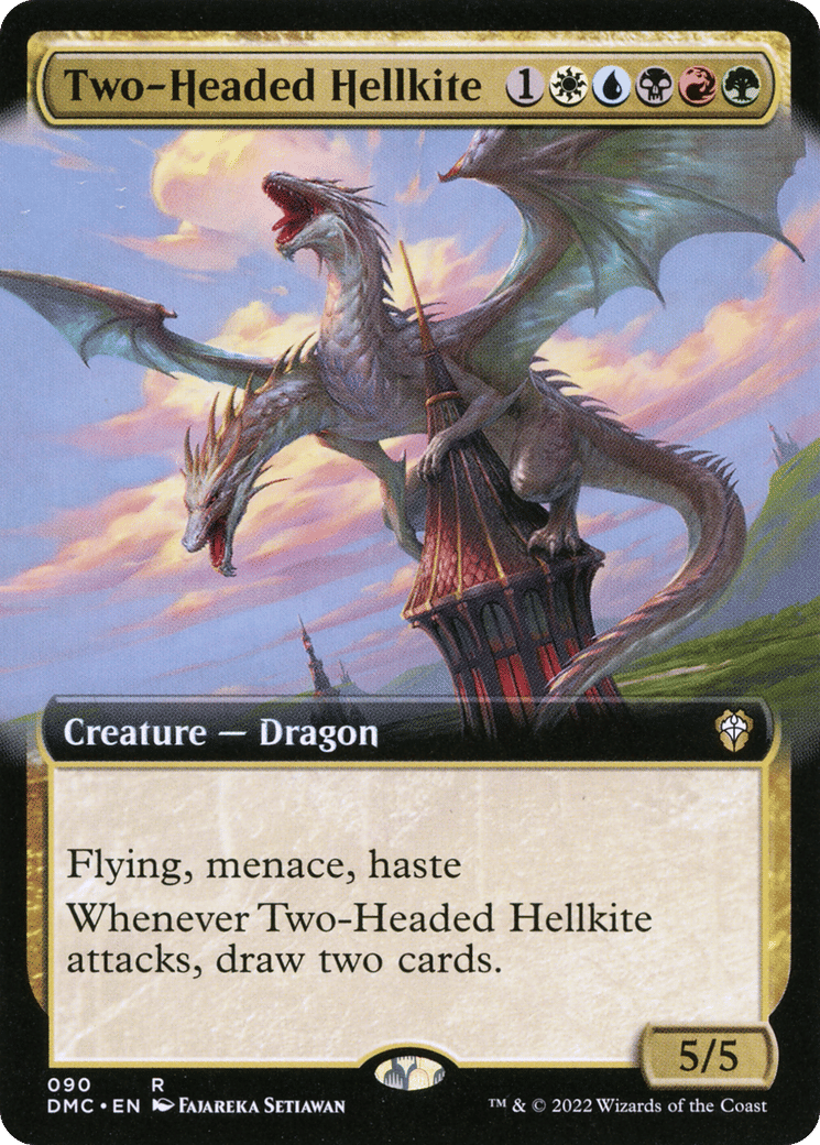 Two-Headed Hellkite — Dominaria United Commander — Magic: The Gathering