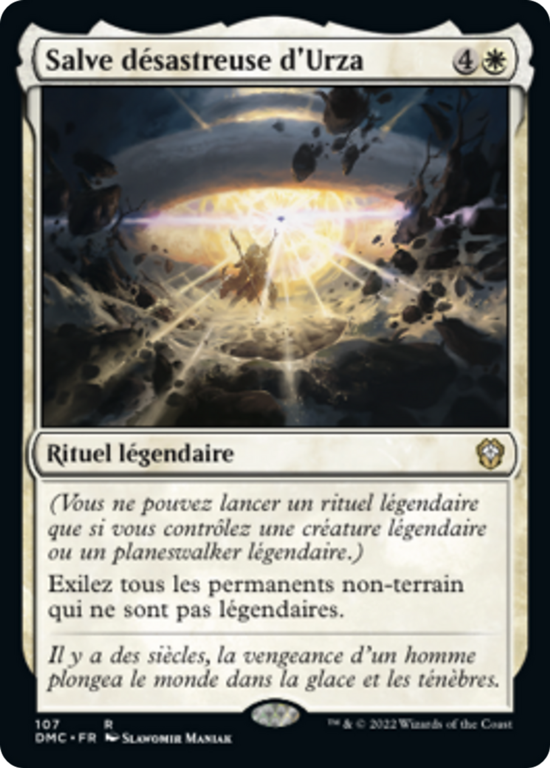 Salve désastreuse d'Urza — Dominaria United Commander — Magic: The Gathering
