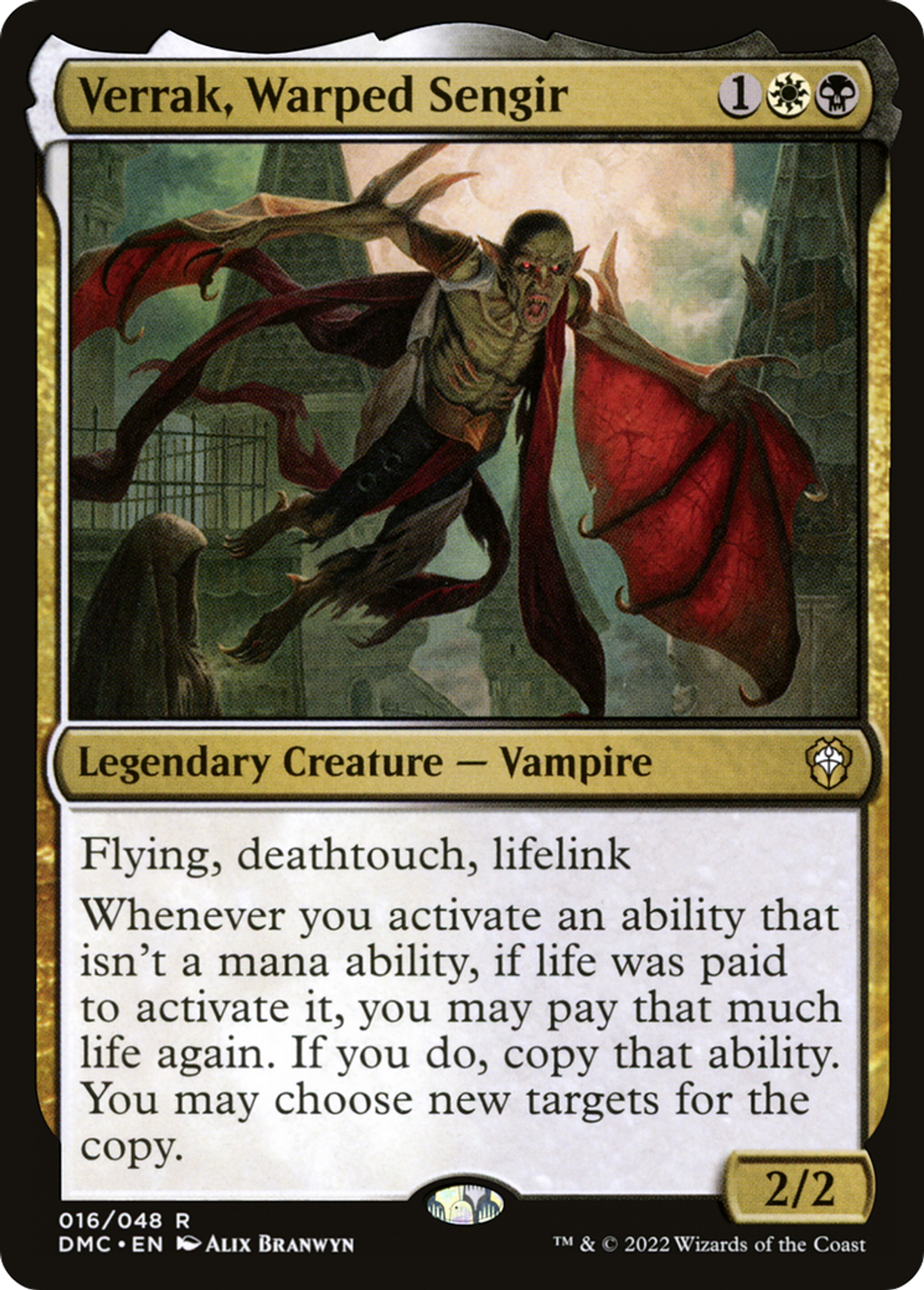 Verrak, Warped Sengir — Dominaria United Commander — Magic: The Gathering