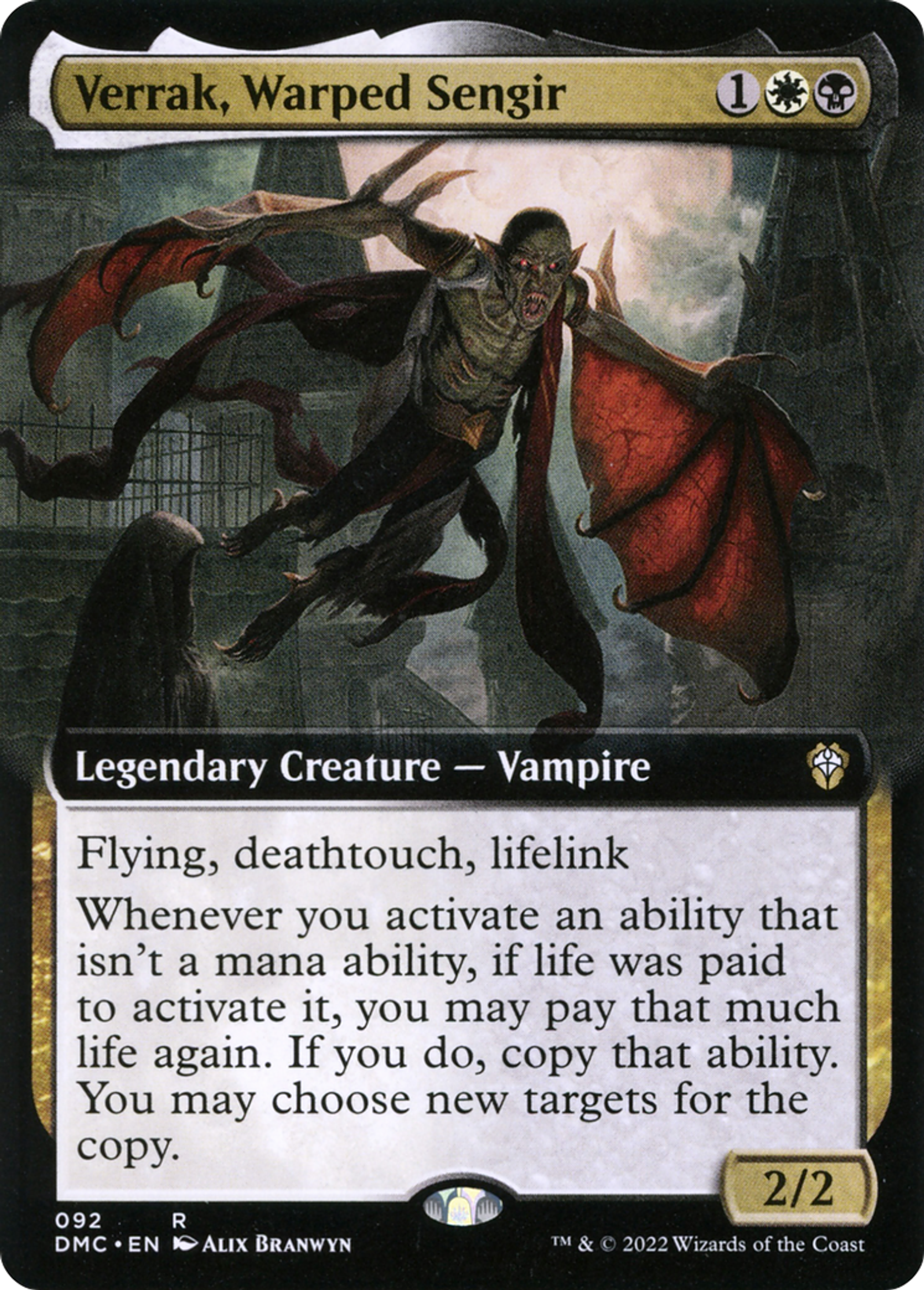 Verrak, Warped Sengir — Dominaria United Commander — Magic: The Gathering