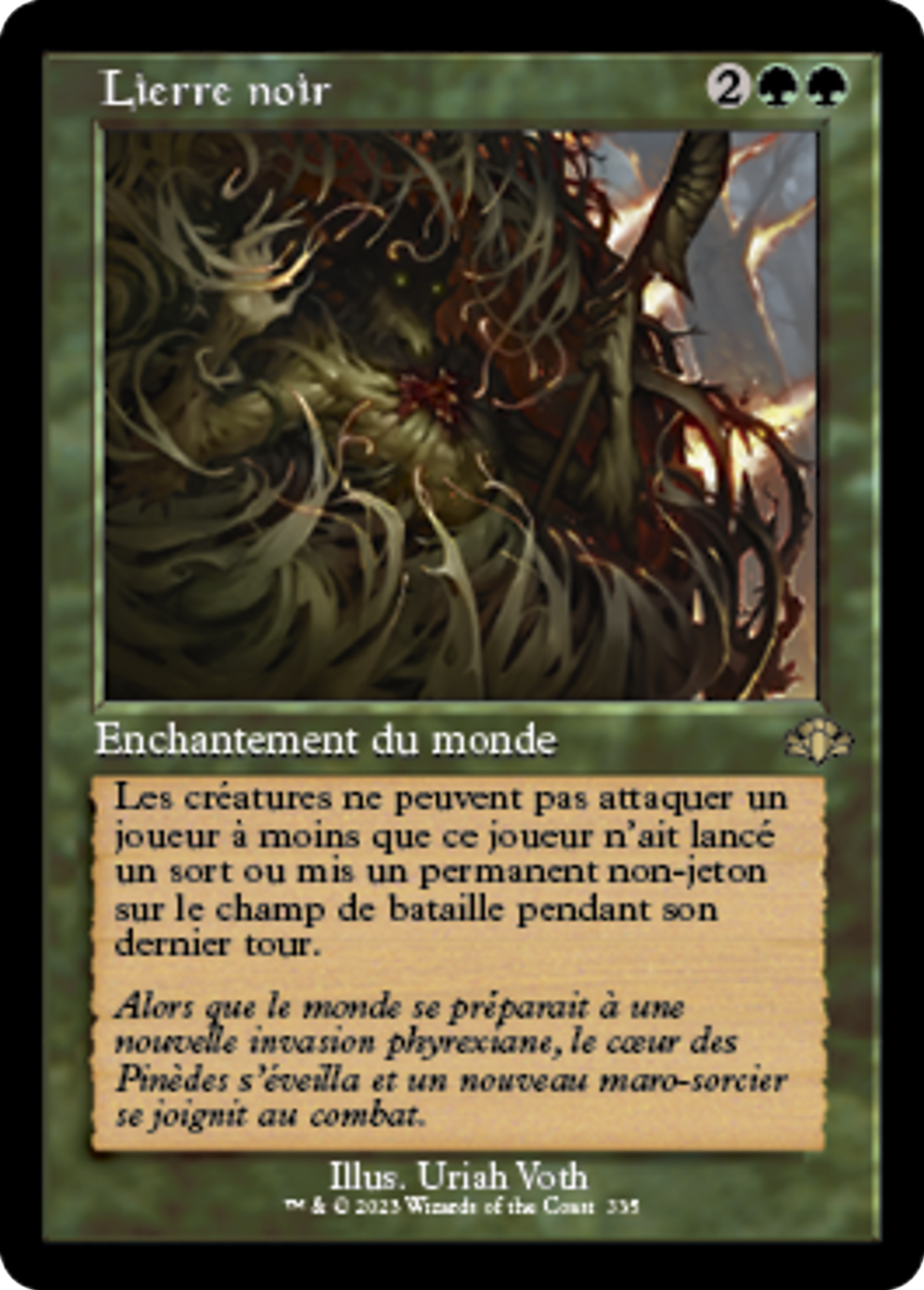Lierre noir — Dominaria Remastered — Magic: The Gathering