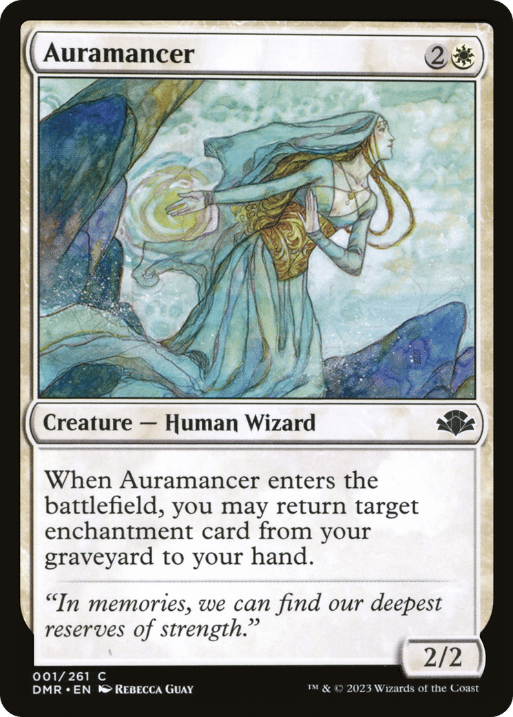 Auramancer — Dominaria Remastered — Magic: The Gathering
