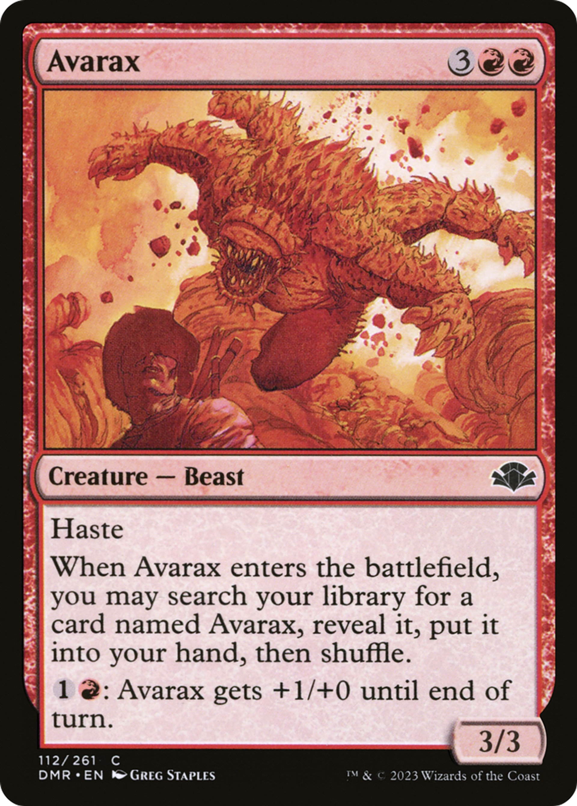 Avarax — Dominaria Remastered — Magic: The Gathering