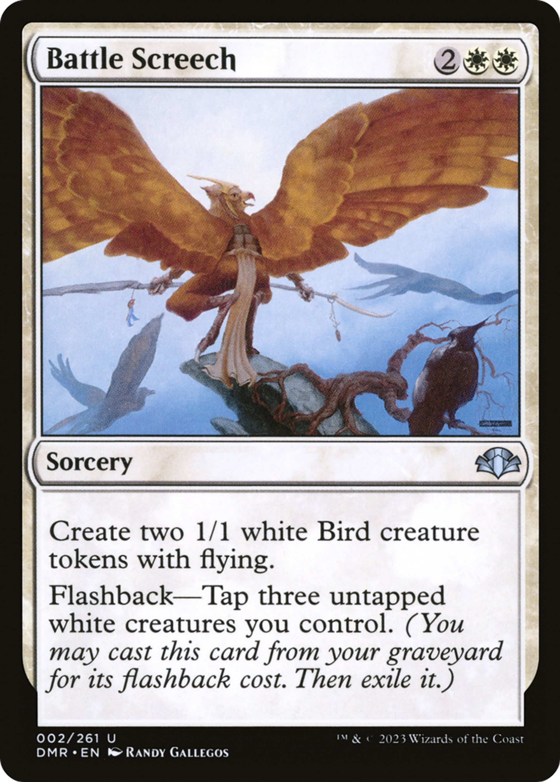 Piaillement de bataille — Dominaria Remastered — Magic: The Gathering