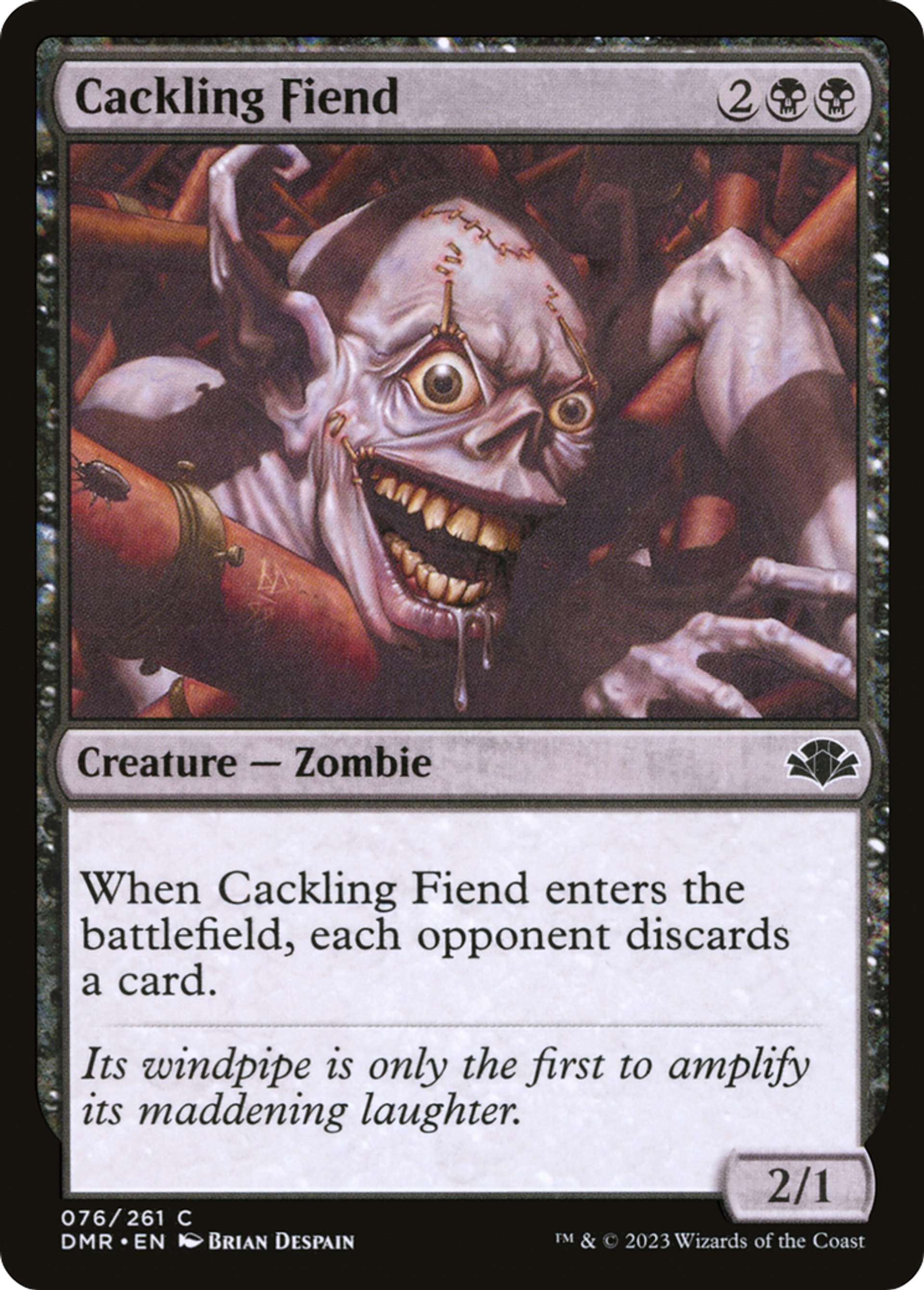 Cackling Fiend — Dominaria Remastered — Magic: The Gathering