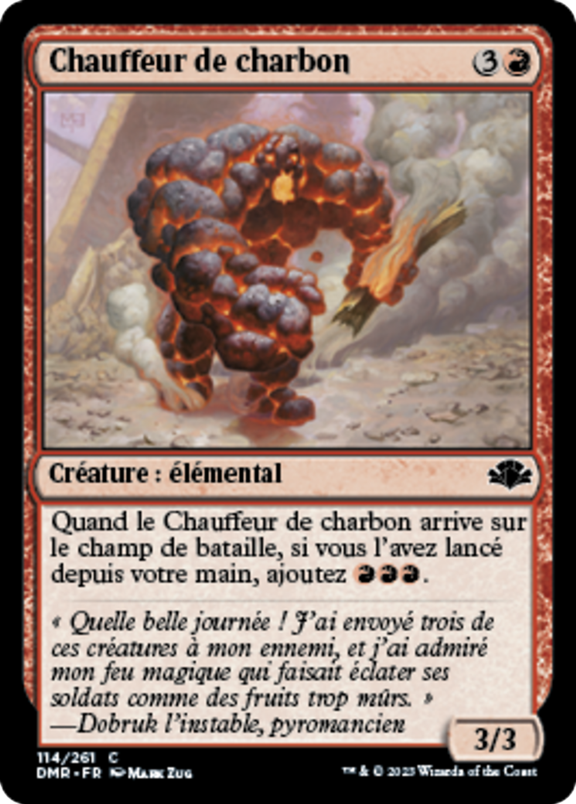 Chauffeur de charbon — Dominaria Remastered — Magic: The Gathering