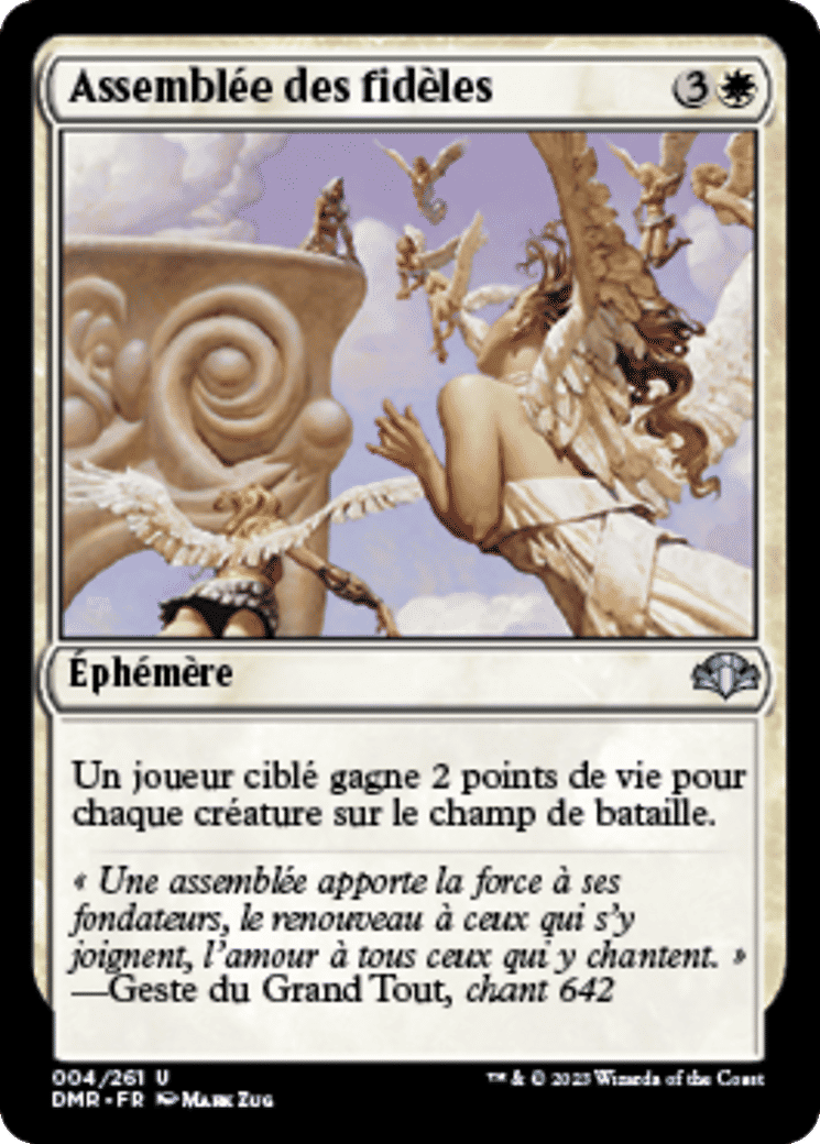 Assemblée des fidèles — Dominaria Remastered — Magic: The Gathering