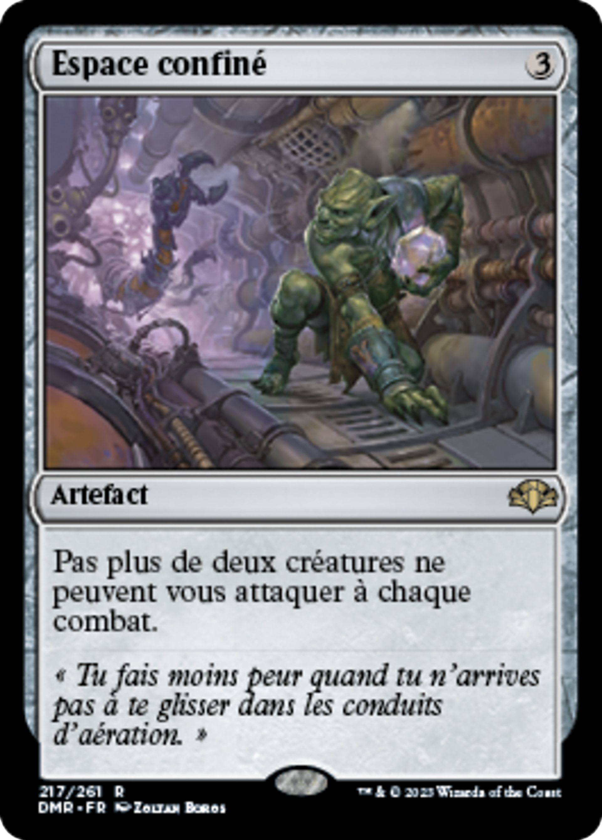 Espace confiné — Dominaria Remastered — Magic: The Gathering