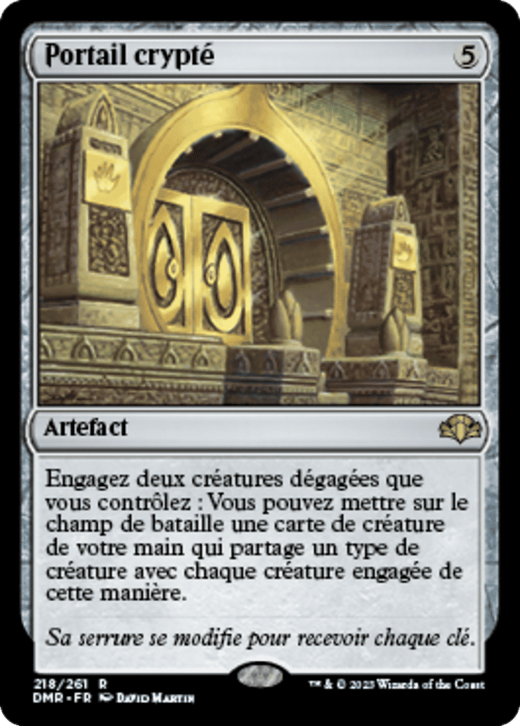 Portail crypté — Dominaria Remastered — Magic: The Gathering