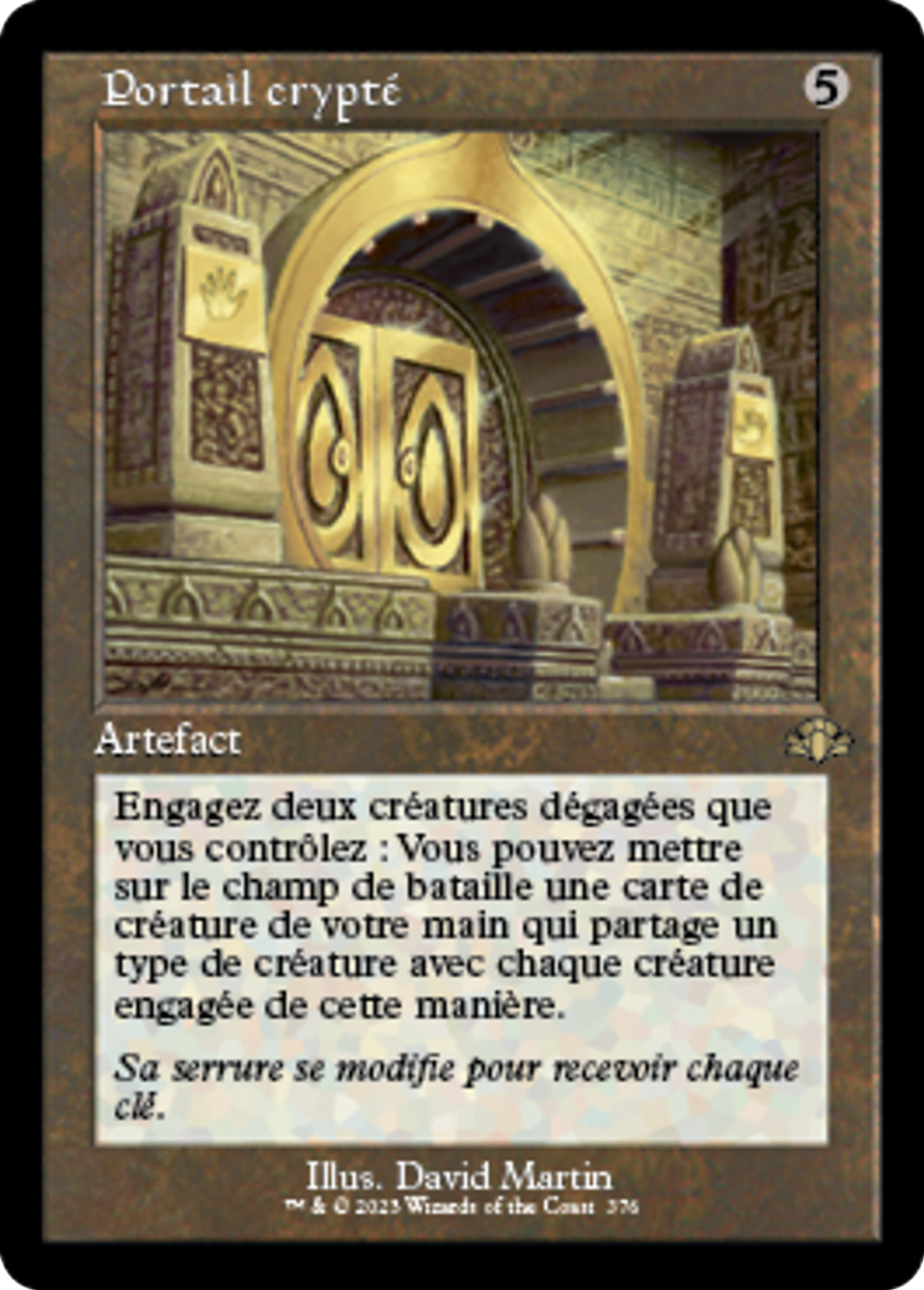 Portail crypté — Dominaria Remastered — Magic: The Gathering