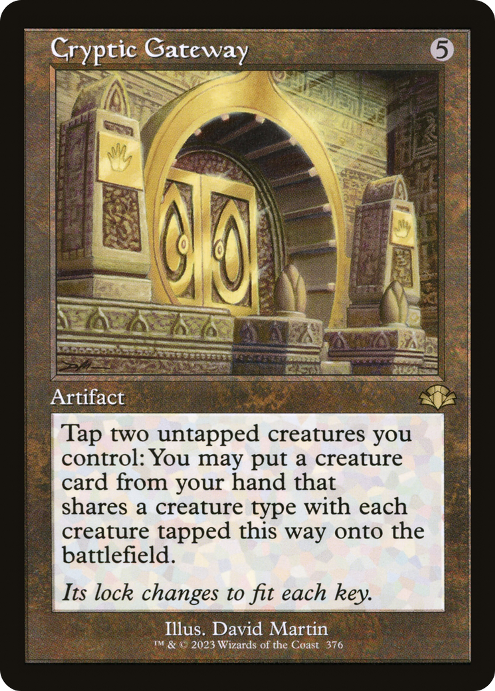 Cryptic Gateway — Dominaria Remastered — Magic: The Gathering